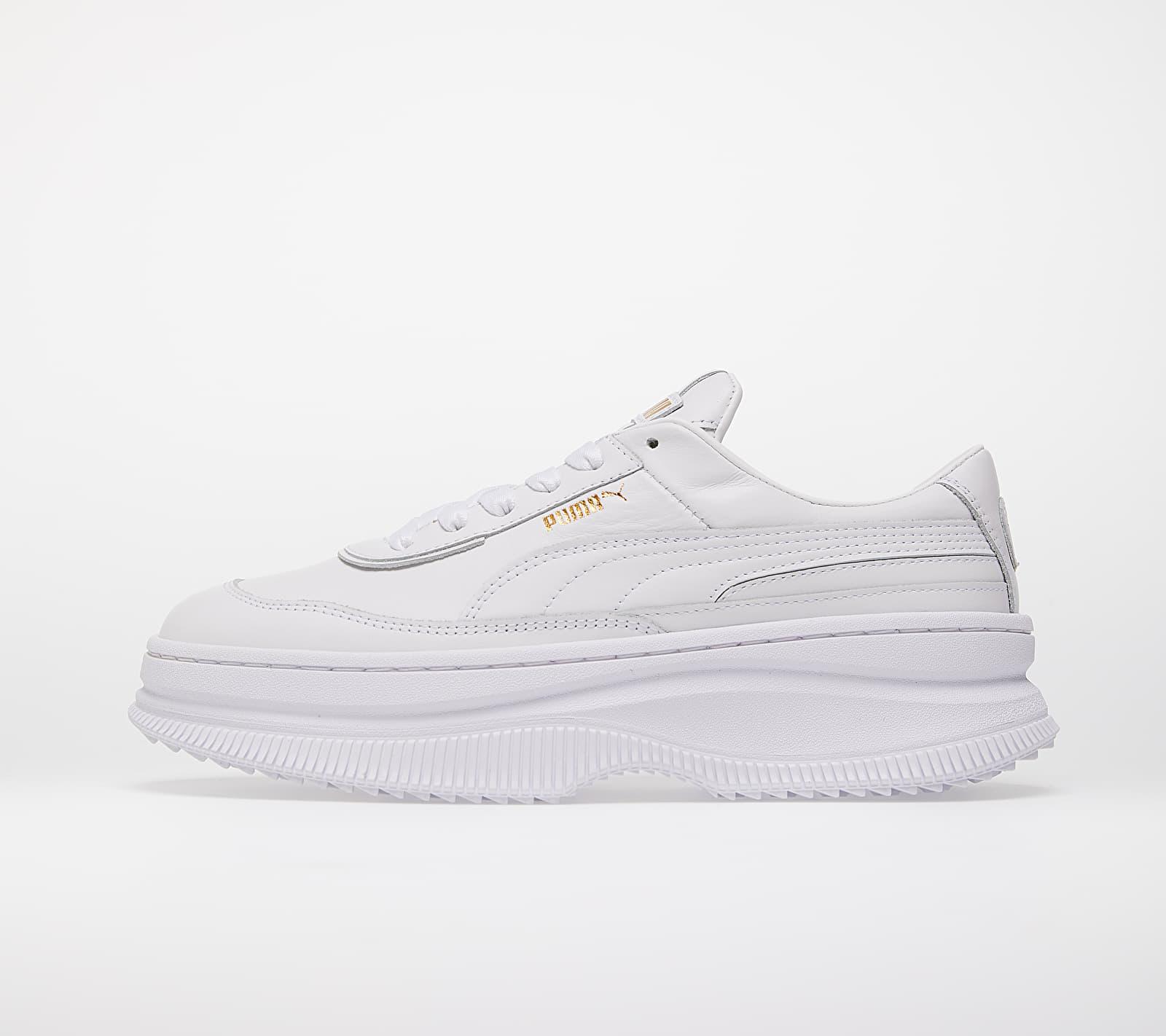 PUMA Leather Deva Sneakers in White - Lyst