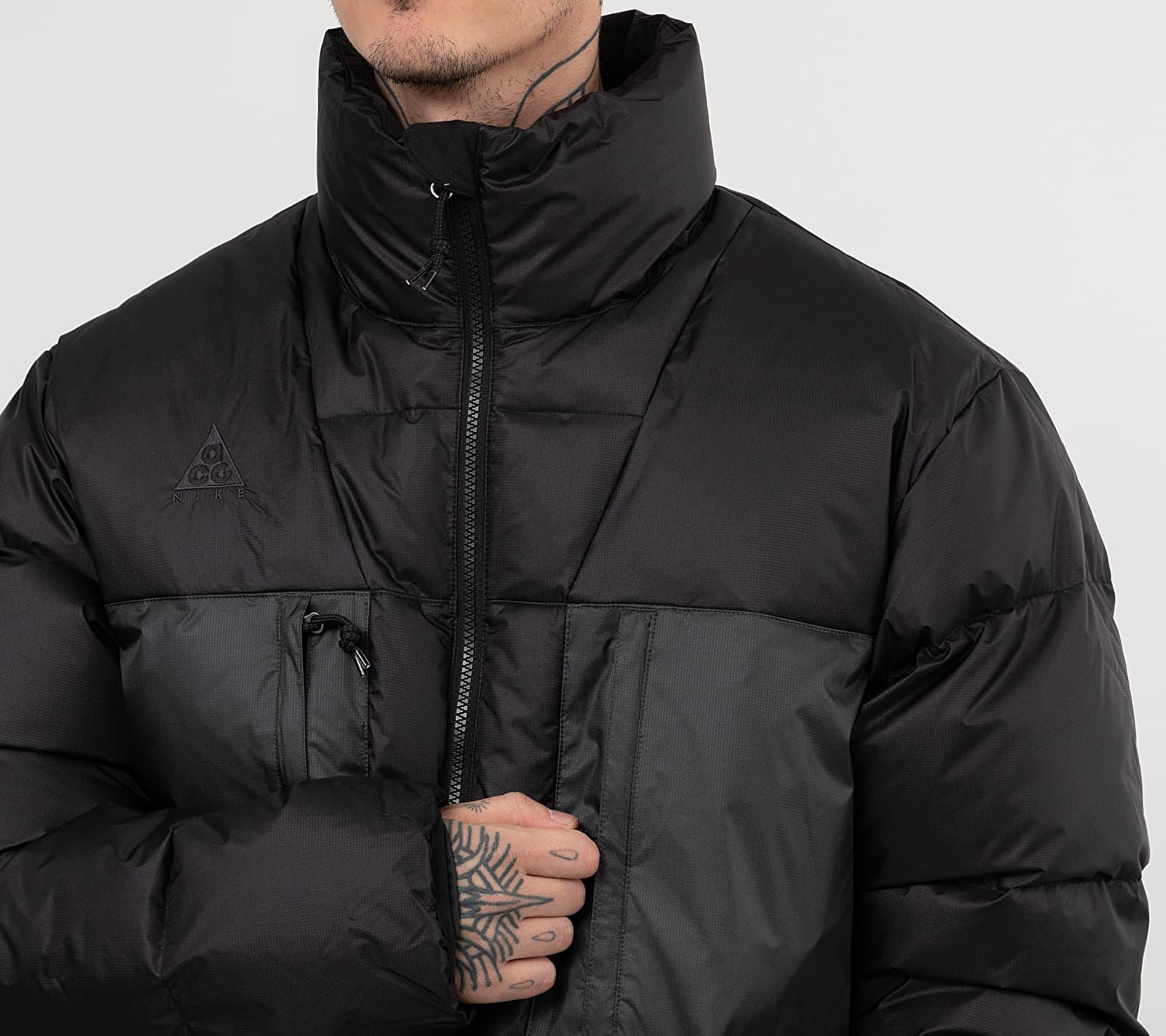nike down fill jacket black
