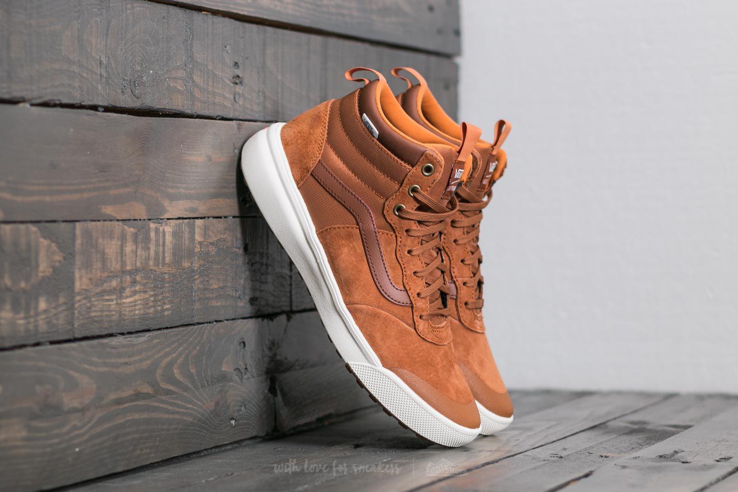 vans ultrarange hi glazed ginger