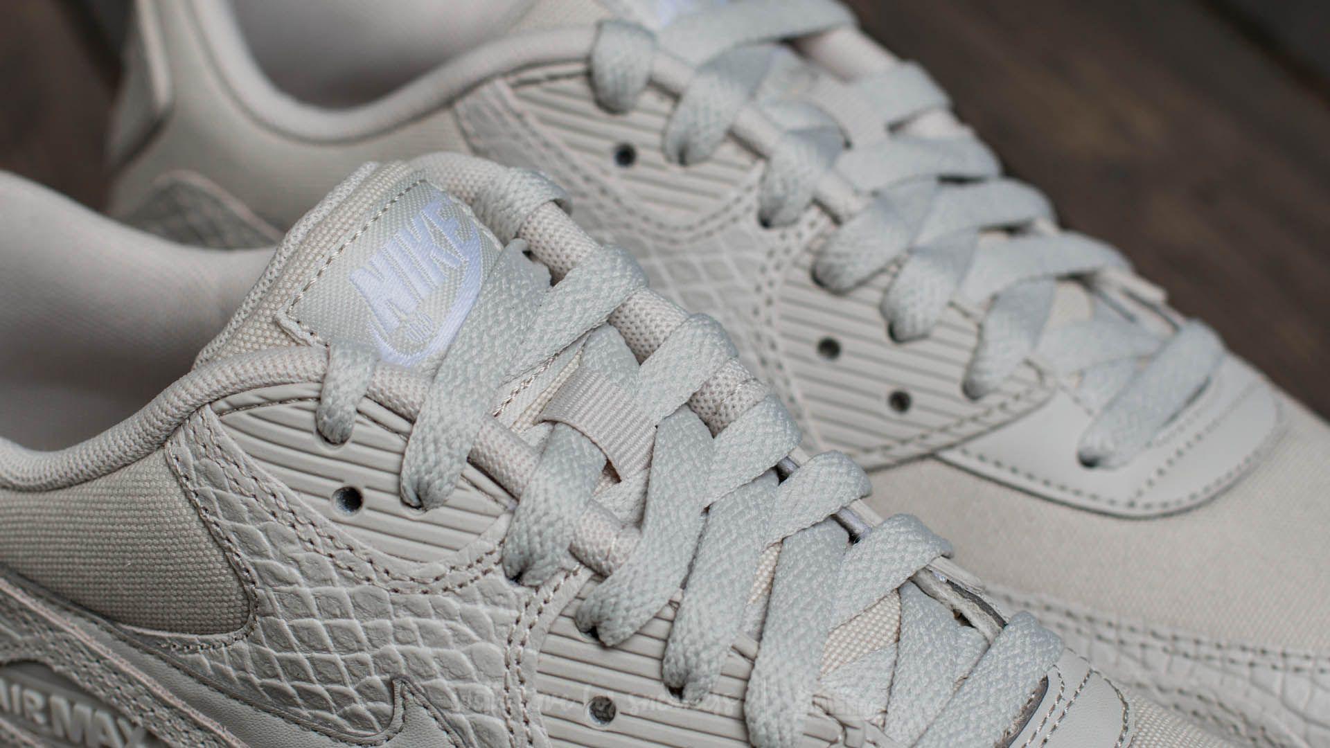 Nike Wmns Air Max 90 Premium Light Bone Light Bone In Gray Lyst