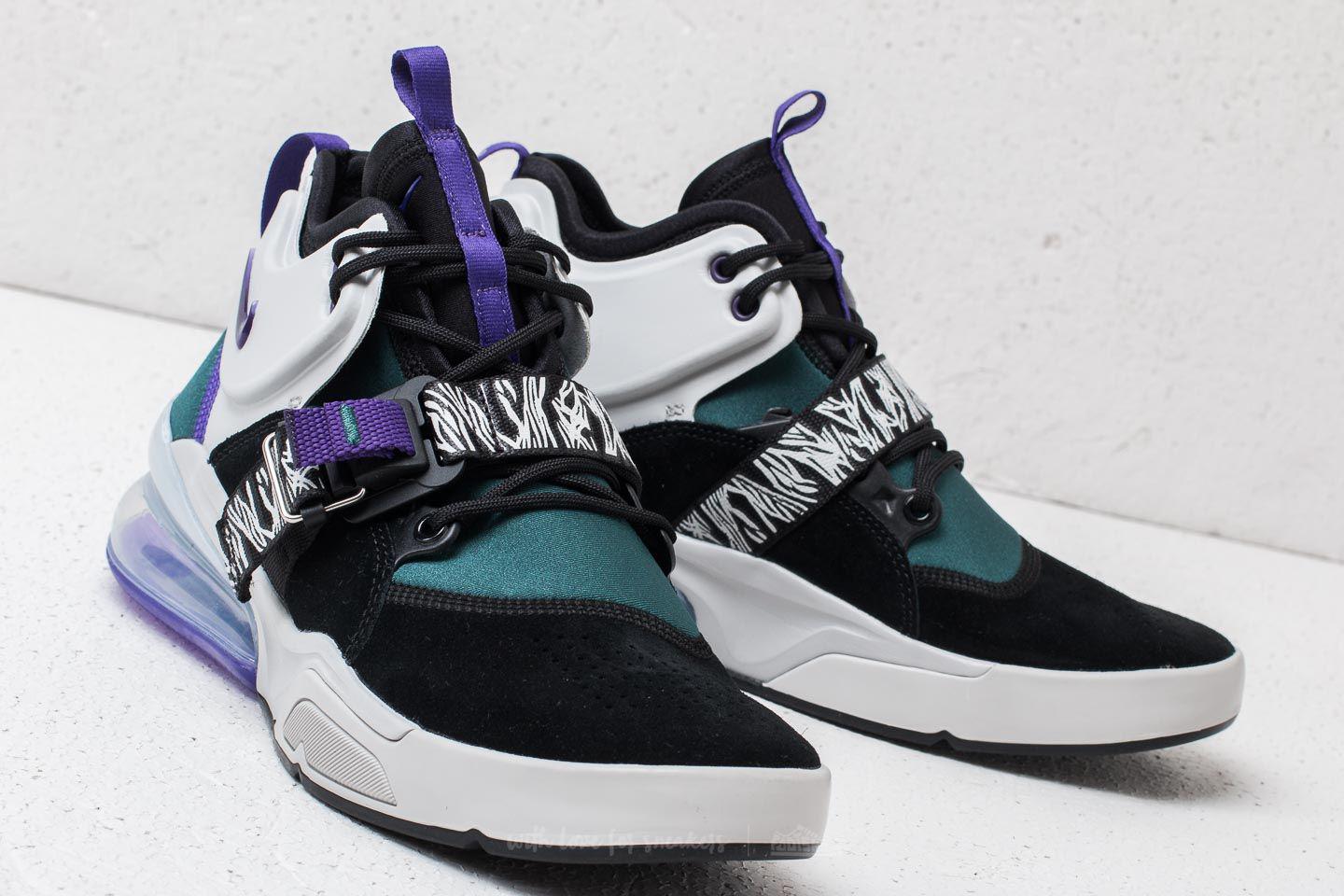 nike air force 270 black court purple