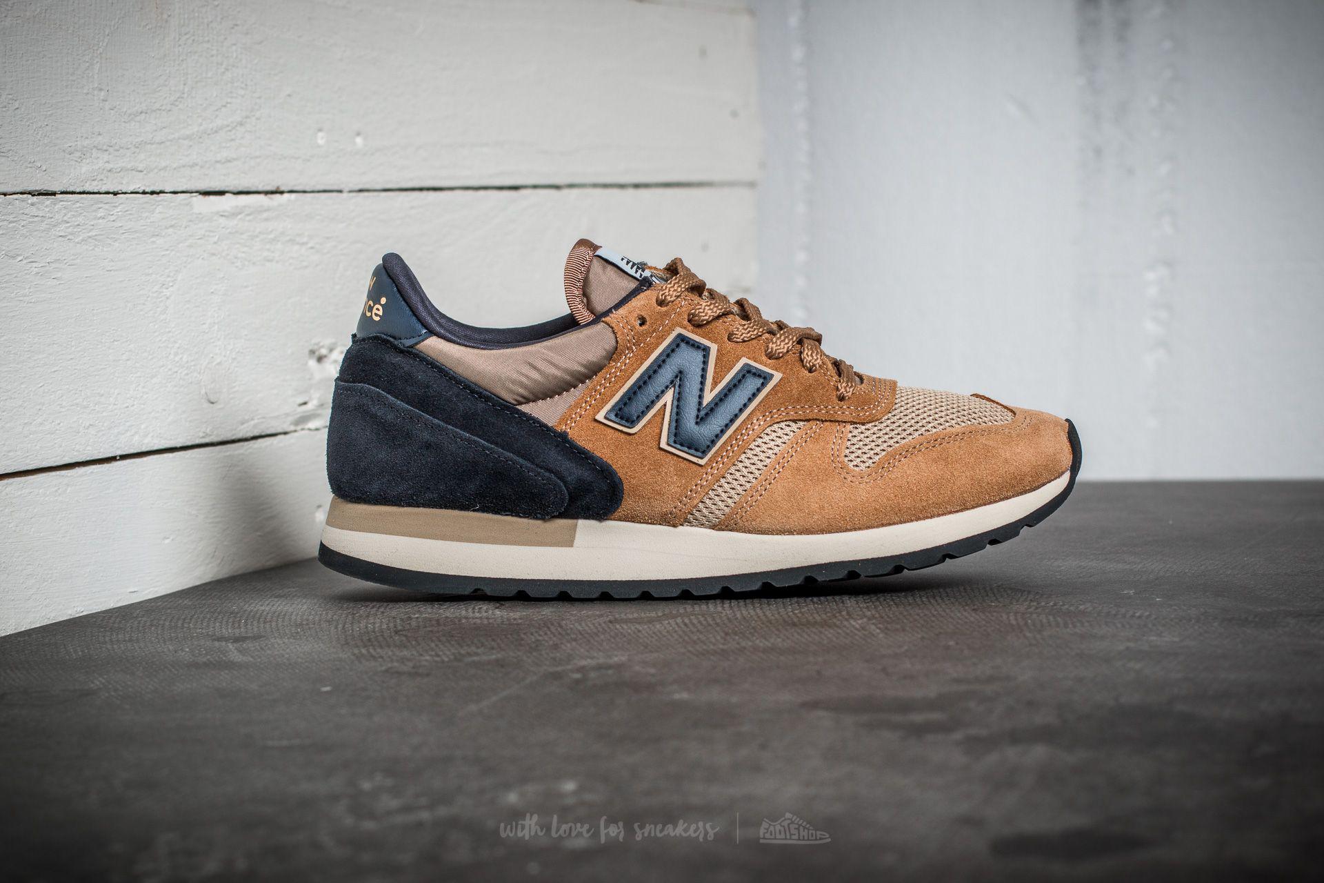 new balance brown and blue