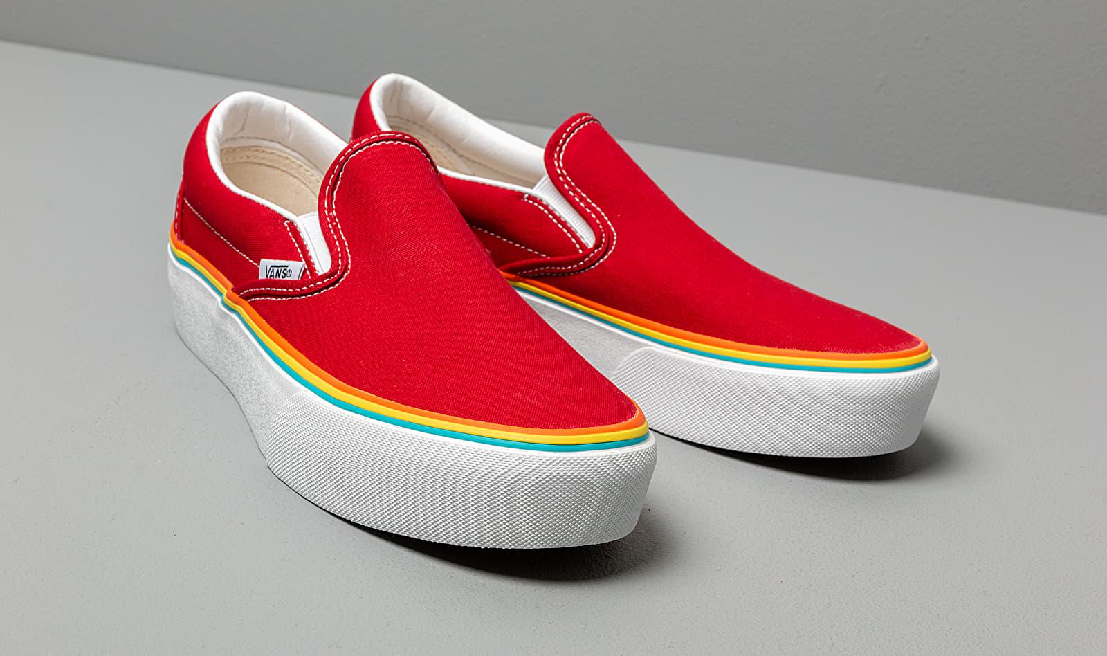 Vans Ua Classic Slip-on Trainers in Red - Lyst