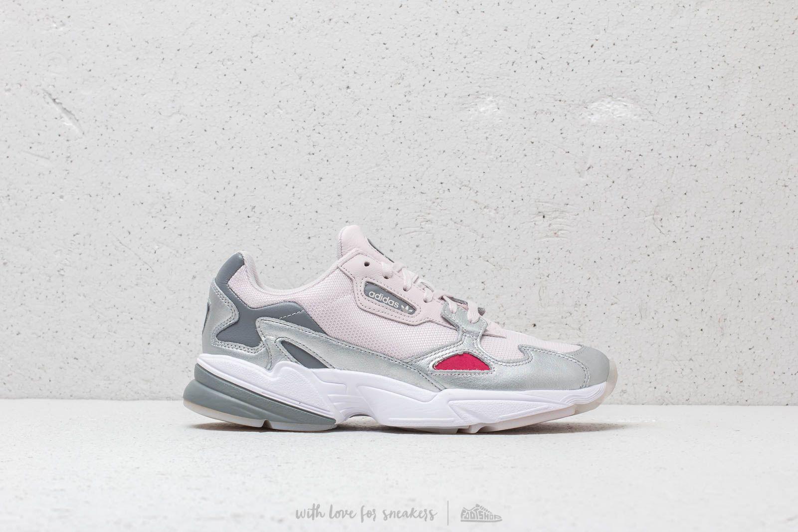 adidas falcon silver pink