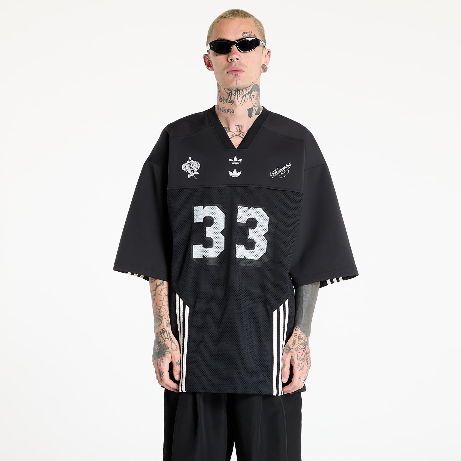 adidas Originals Adidas X Willy Chavarria Football Jersey in Black