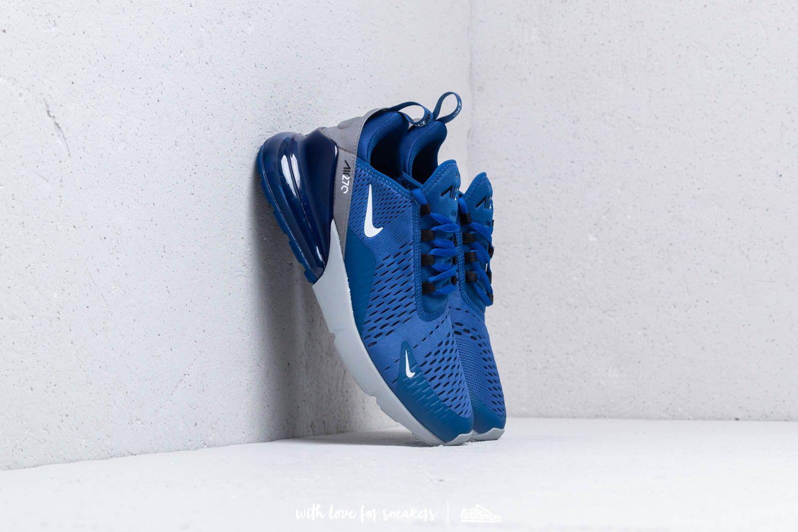 Nike Rubber Air Max 270 Indigo Force/ White-wolf Grey in Blue for Men - Lyst