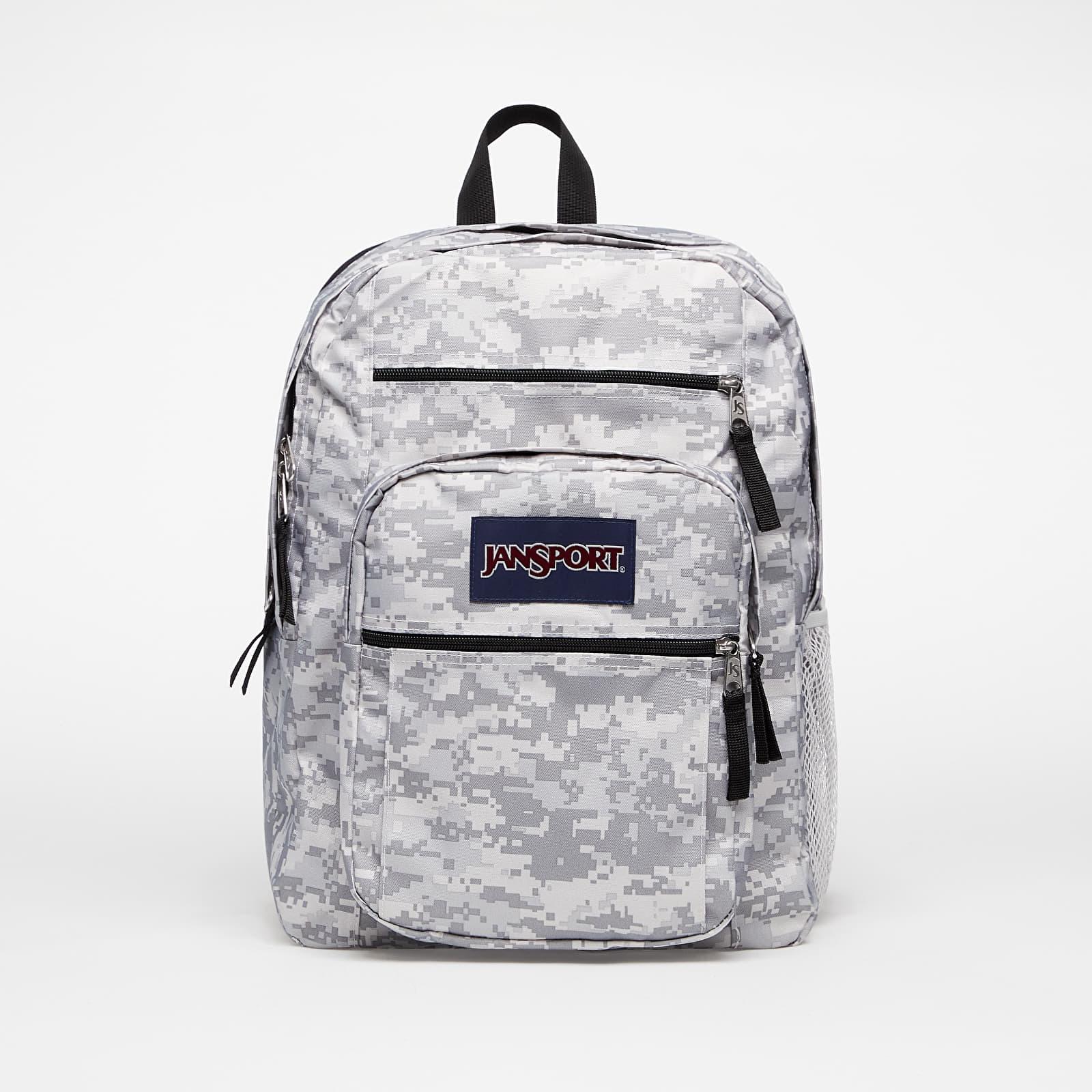 Jansport Big Student 8 Bit Camo in het Grijs Lyst NL