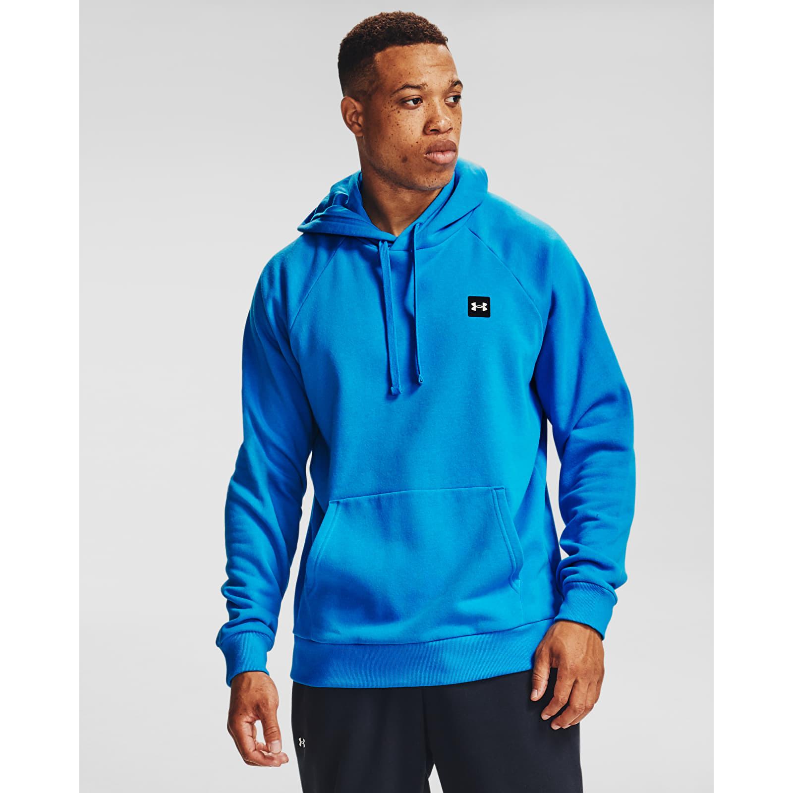 duim Boos Inconsistent Under Armour Rival Fleece Hoodie in Blue for Men | Lyst
