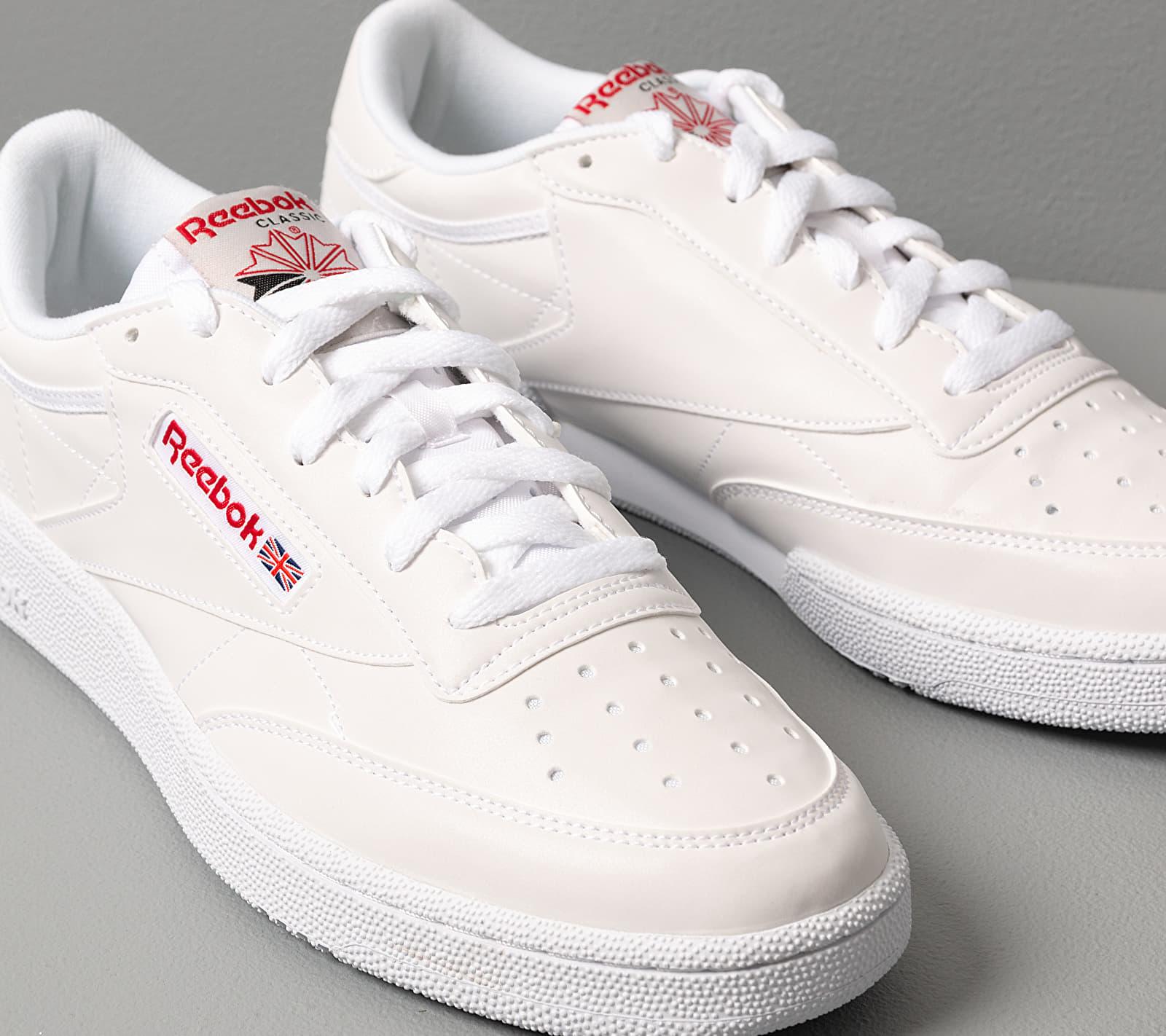 Reebok Reebok Club C 85 Mu White/ Skull Grey/ Red for Men - Lyst