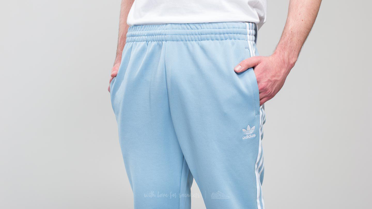 adidas originals superstar track pants ash blue
