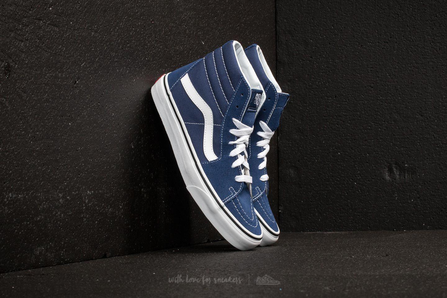 vans sk8 hi estate blue
