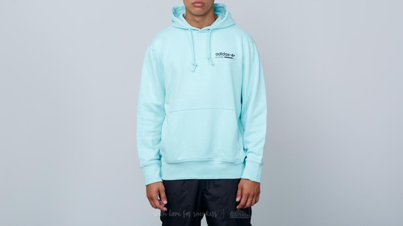 Paso Hola Eso adidas Originals Adidas Kaval Hoodie Turquoise in Blue for Men | Lyst