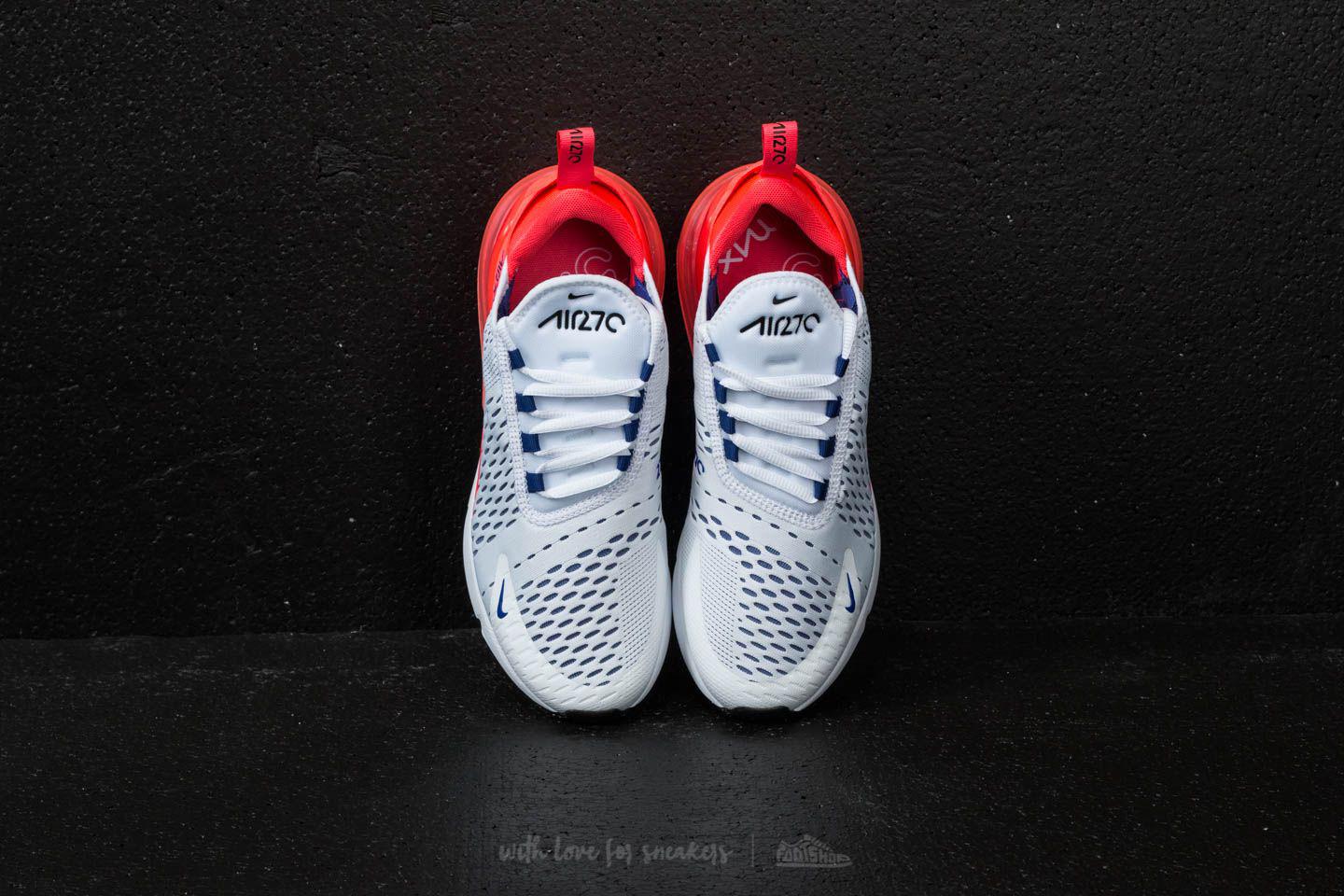 nike air max 270 white ultramarine solar red