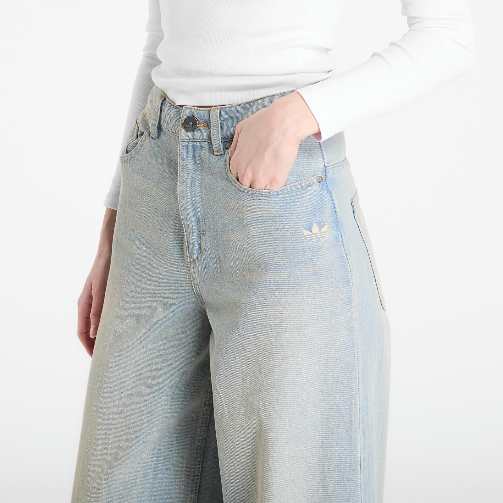 adidas Originals Pants Adidas Vintage Wide Leg Jeans Light Denim