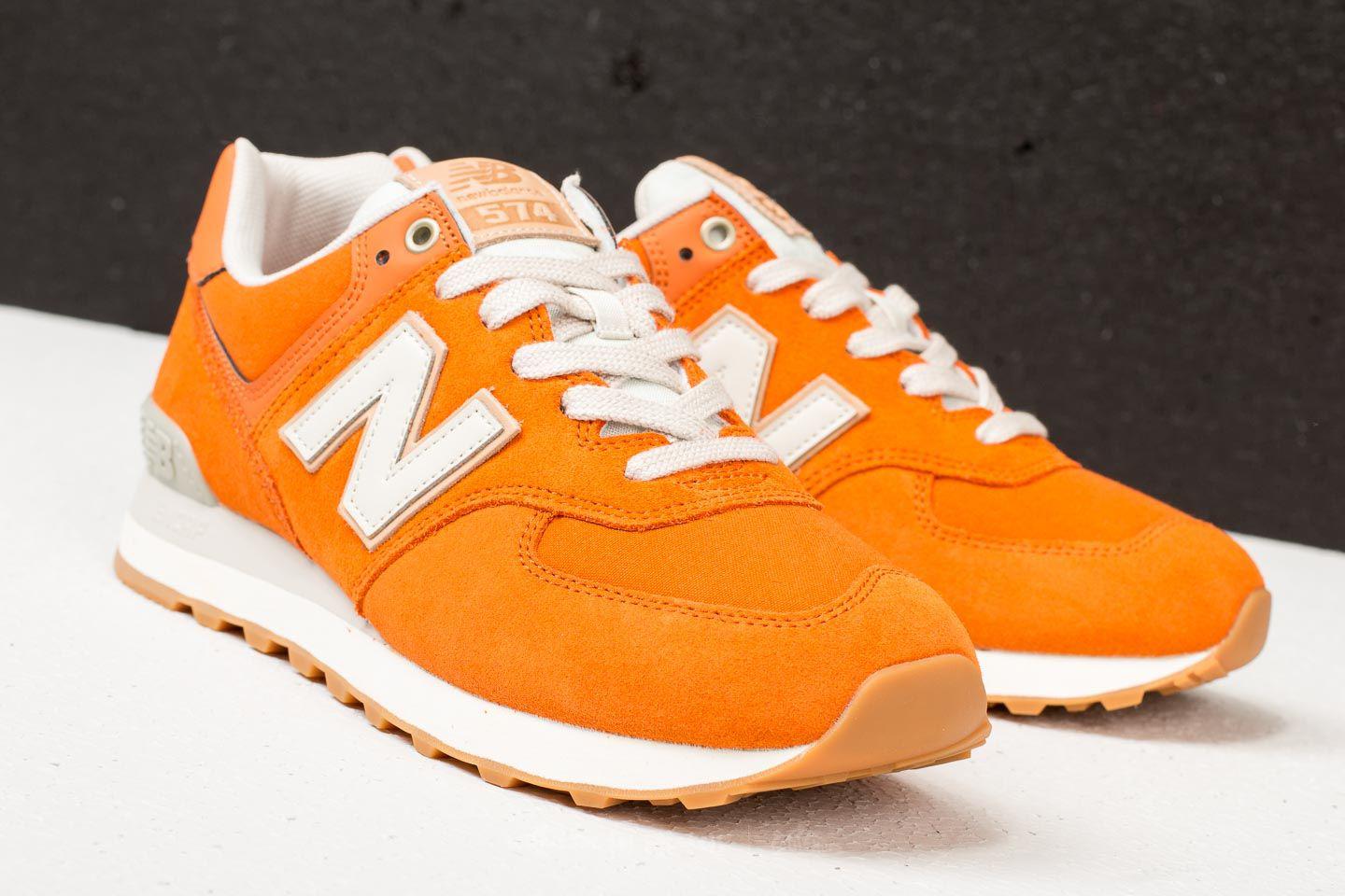 New balance 574 mens orange on sale