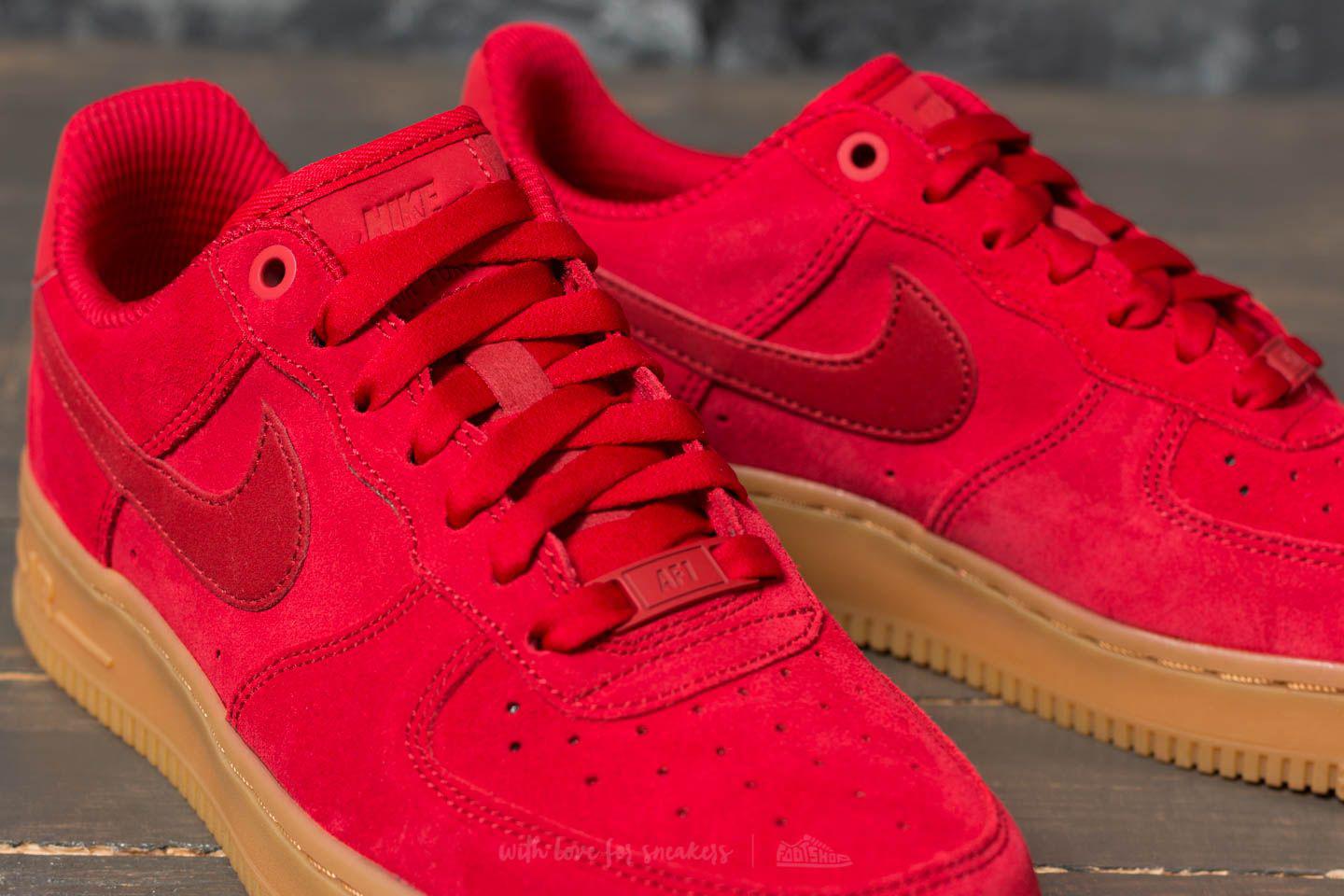 nike air force 1 se sneaker red nike air force 1 se sneaker red