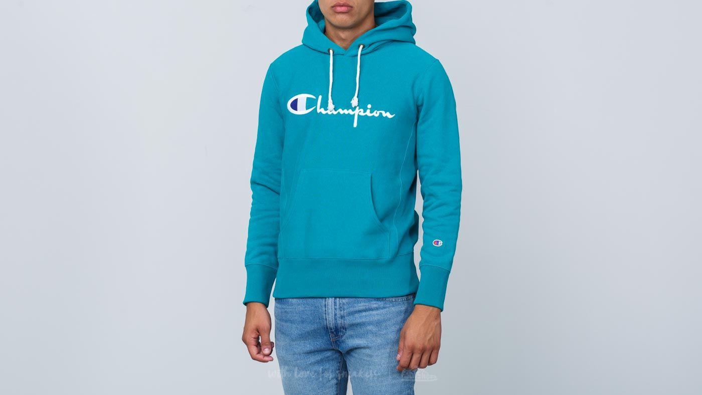 teal hoodie mens