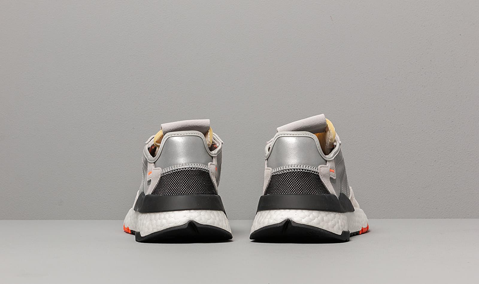 adidas Originals Adidas Nite Jogger Grey Two/ Multi Solid Grey/ Solar  Orange in Gray for Men | Lyst