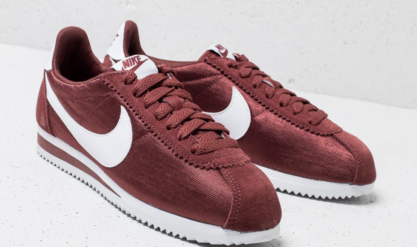 nike classic cortez nylon red