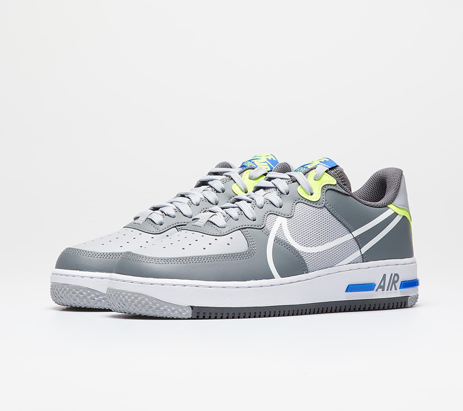 air force 1 react wolf grey