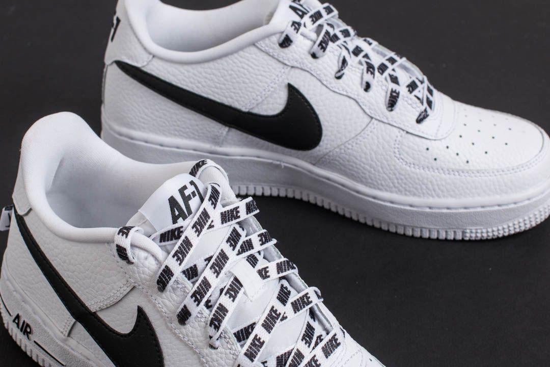 nike air force 1 lv8 white black