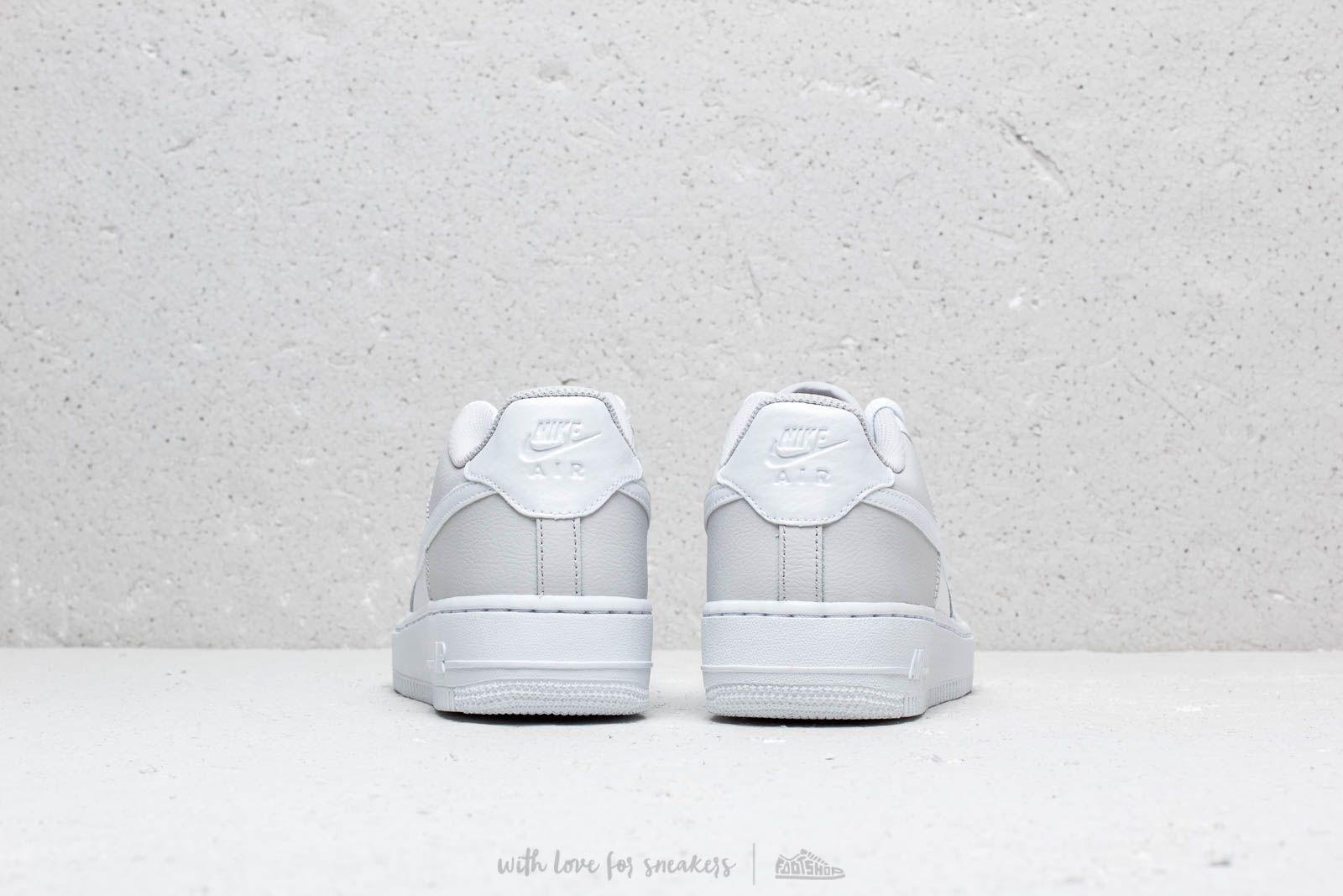 Nike Air Force 1 (gs) White/ White-vast Grey | Lyst