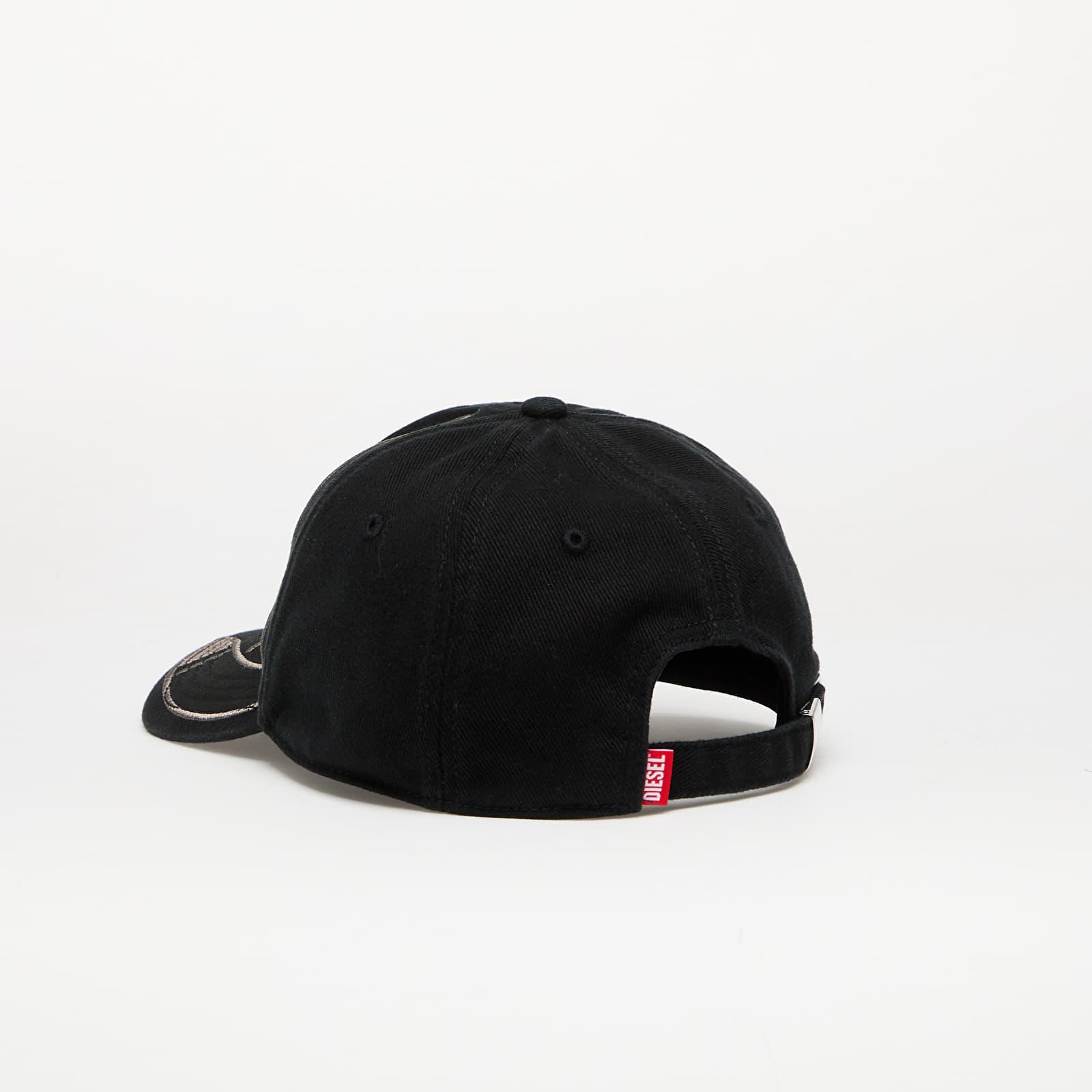 DIESEL | C-ARSON HAT BLACK/GREY キャップ UNISEX DIESEL C-ARSON Hat in Black | RODEN GRAY