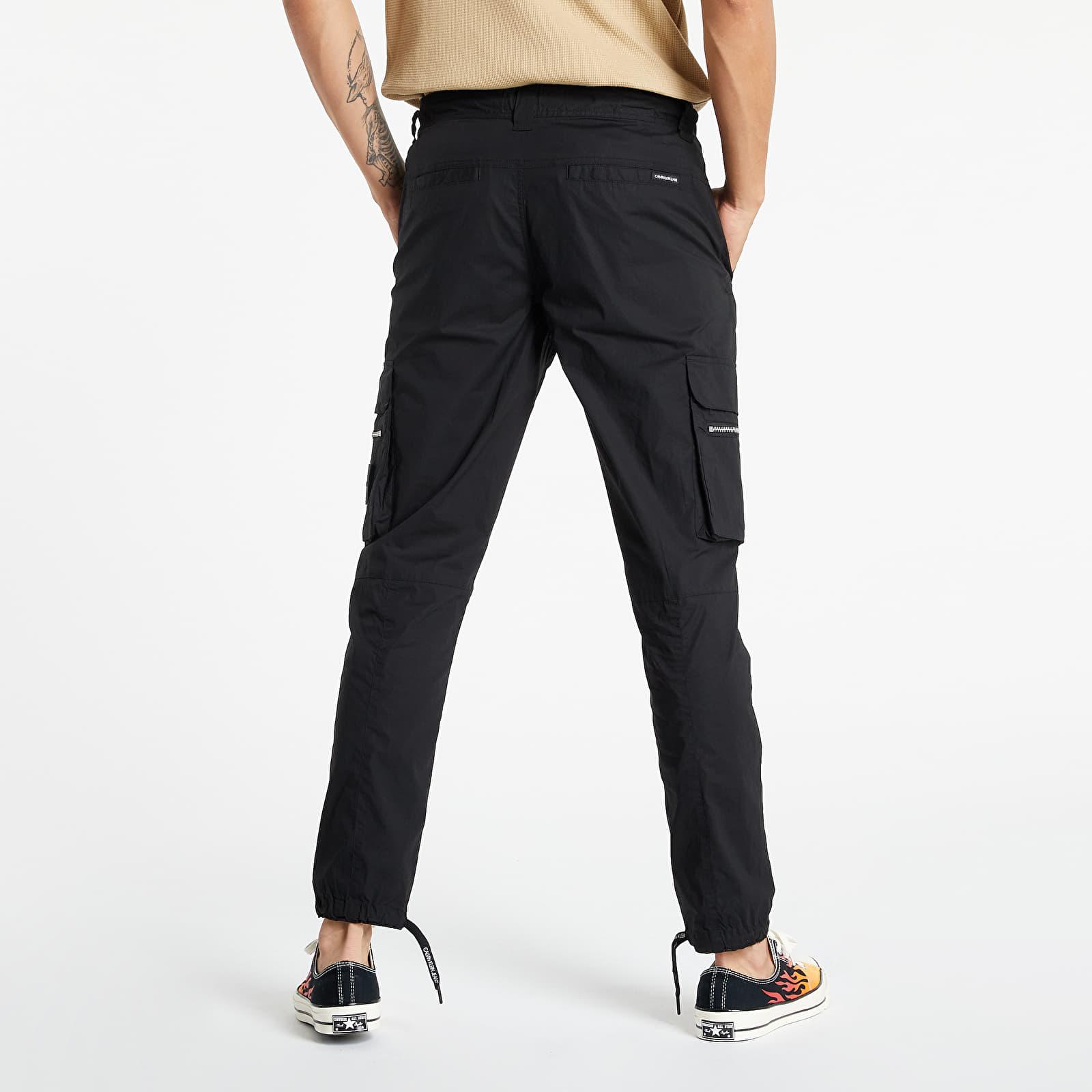 Calvin Klein Lightweight Skinny Cargo Pant in Black for Men | Lyst