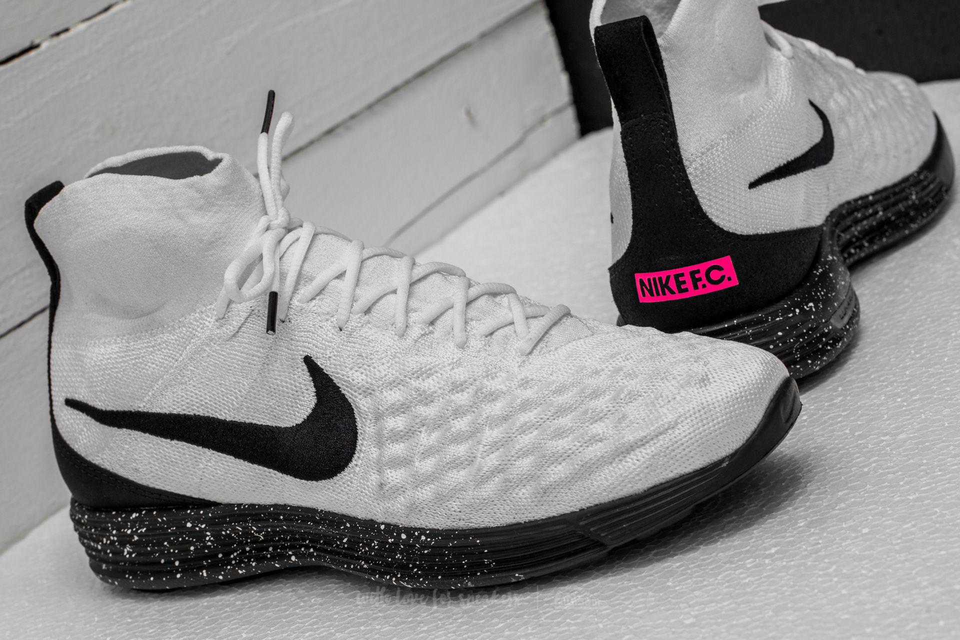 Nike Lunar Magista Ii Flyknit Fc White/ Black-black for Men - Lyst