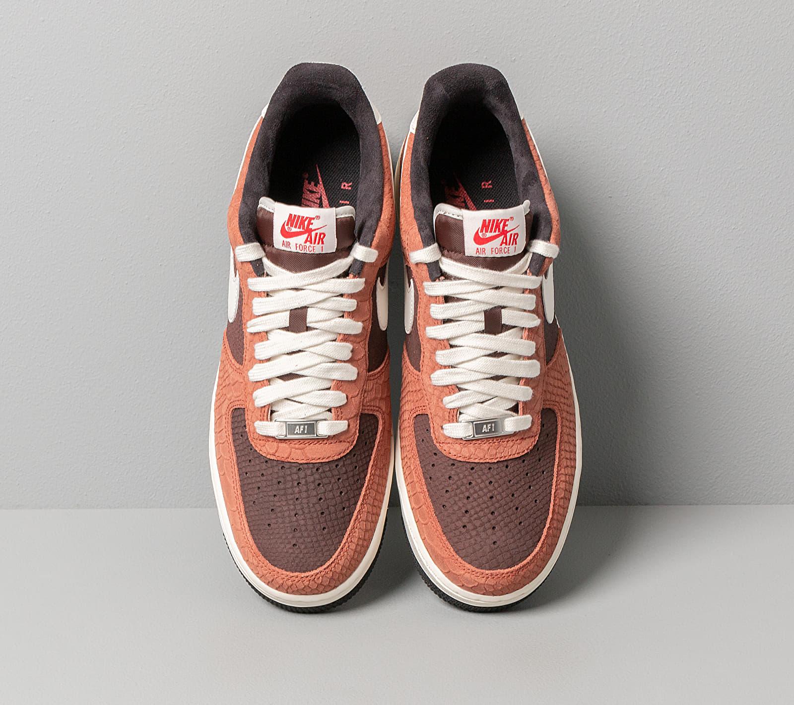 nike air force 1 prm red bark