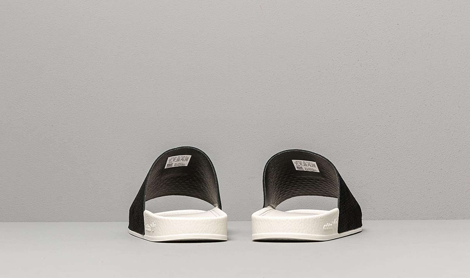 adidas Originals Adidas Adilette Luxe W Core Black/ Core Black/ Off White -  Lyst
