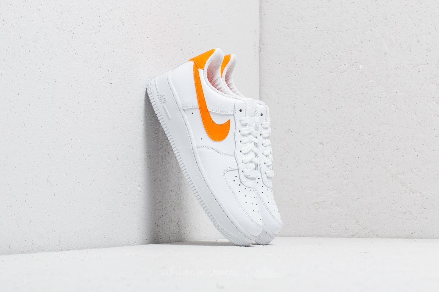 Nike Leather Wmns Air Force 1 07 White/ Total Orange-white | Lyst
