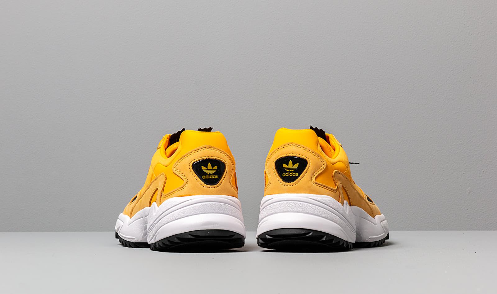 adidas Originals Falcon Zip Trainers in Yellow | Lyst