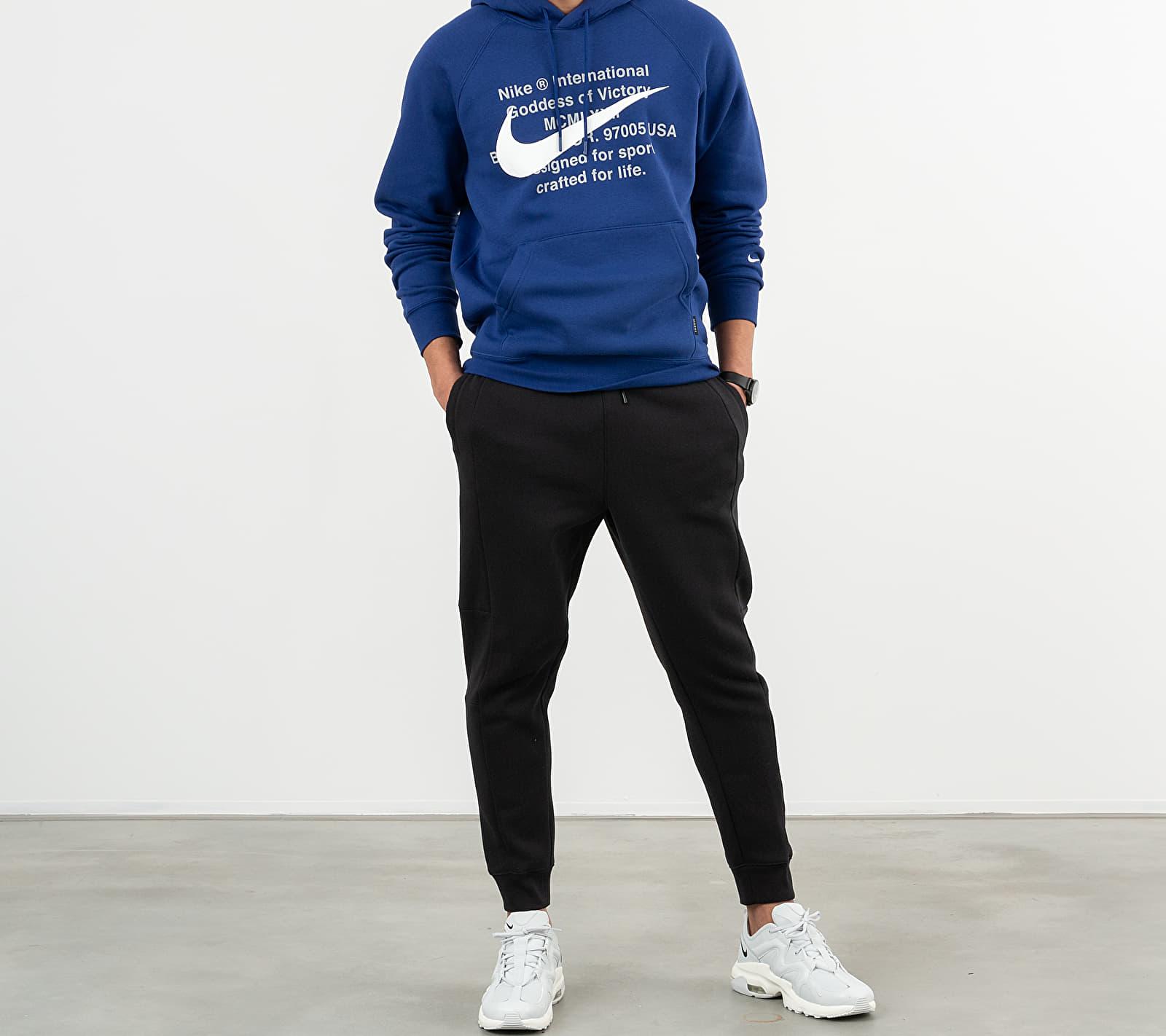 Altid Latter Rusten Nike Sportswear Swoosh Pullover Bb Hoodie Deep Royal Blue/ White for Men |  Lyst