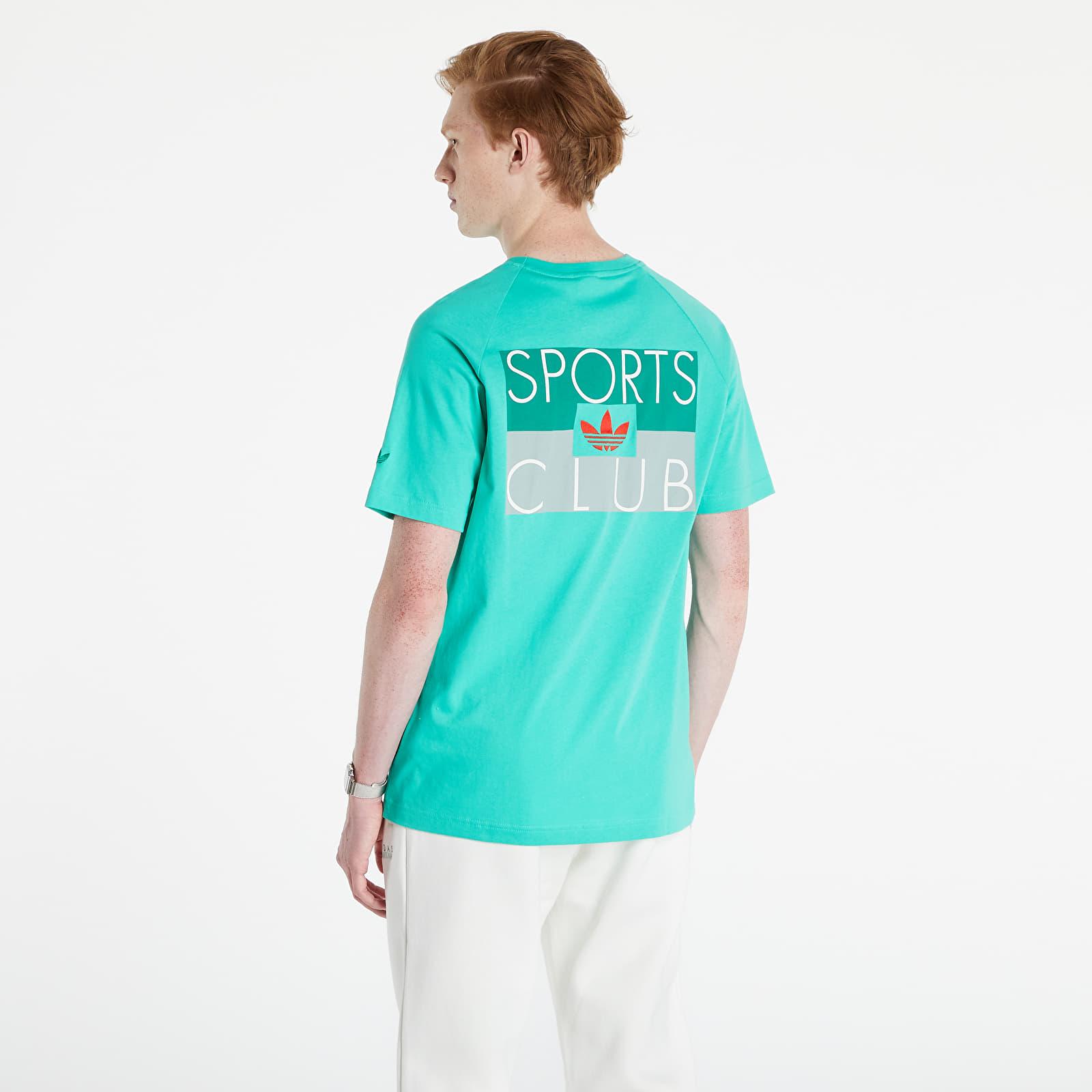 ontwerper Giet Beugel adidas Originals Adidas Sports Club Tee Hi-res Green for Men | Lyst