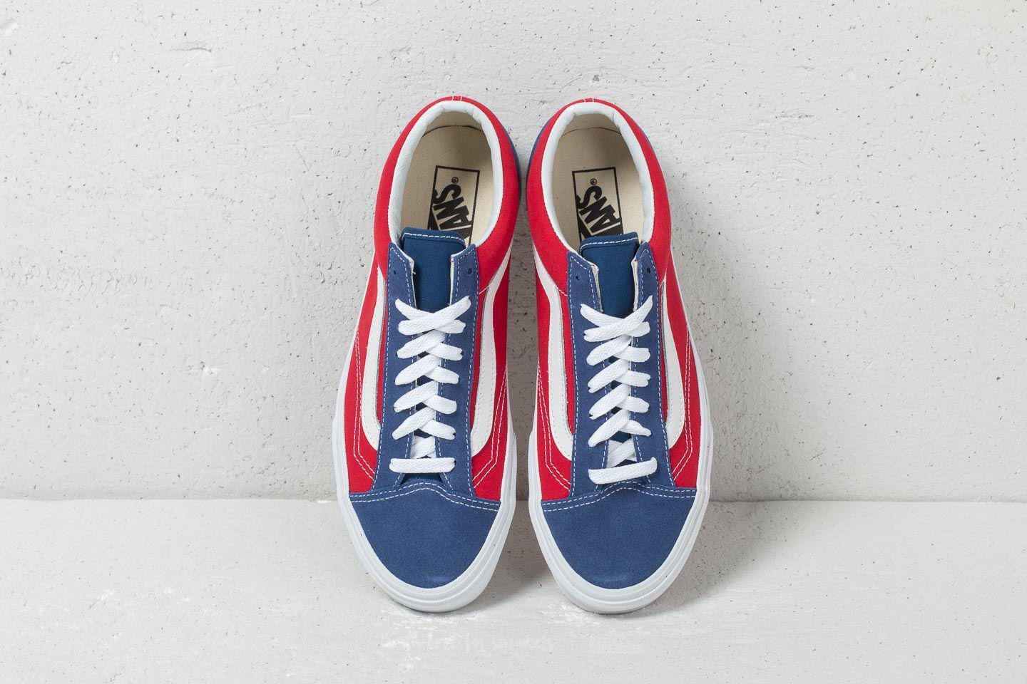 vans style 36 red and blue