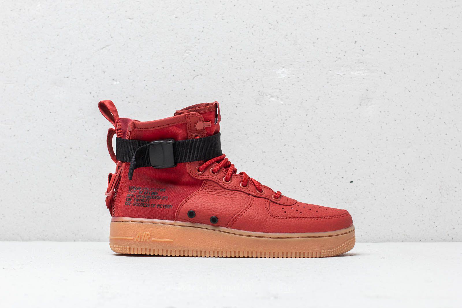 nike sf af1 mid red