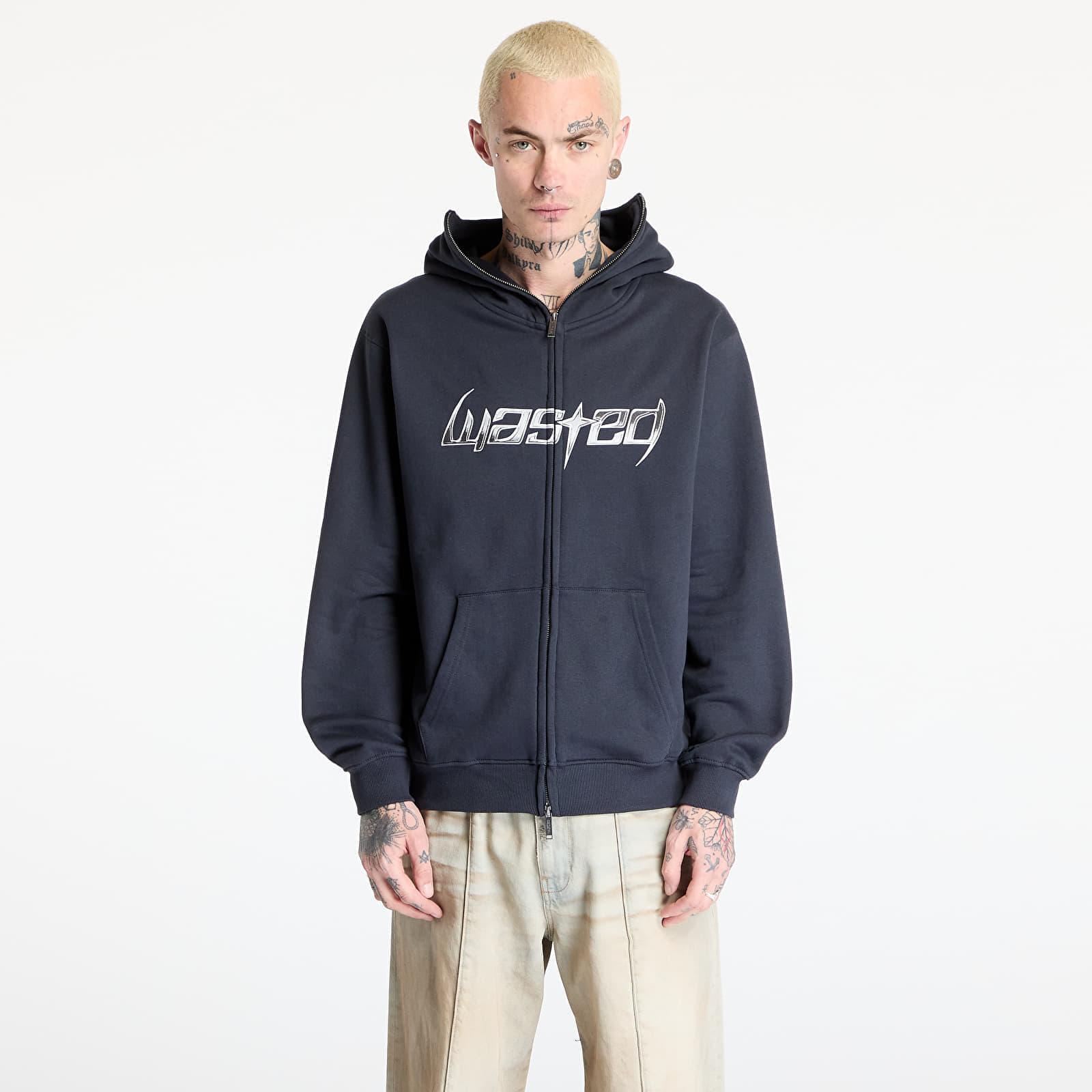Wasted Paris - Varg Boxy Zip Hoodie - Black | blockshops
