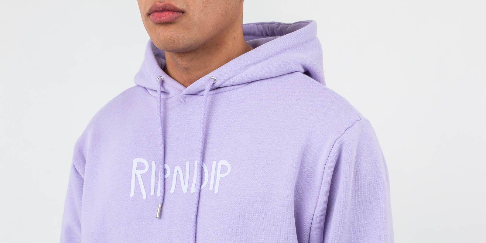 ripndip hoodie purple