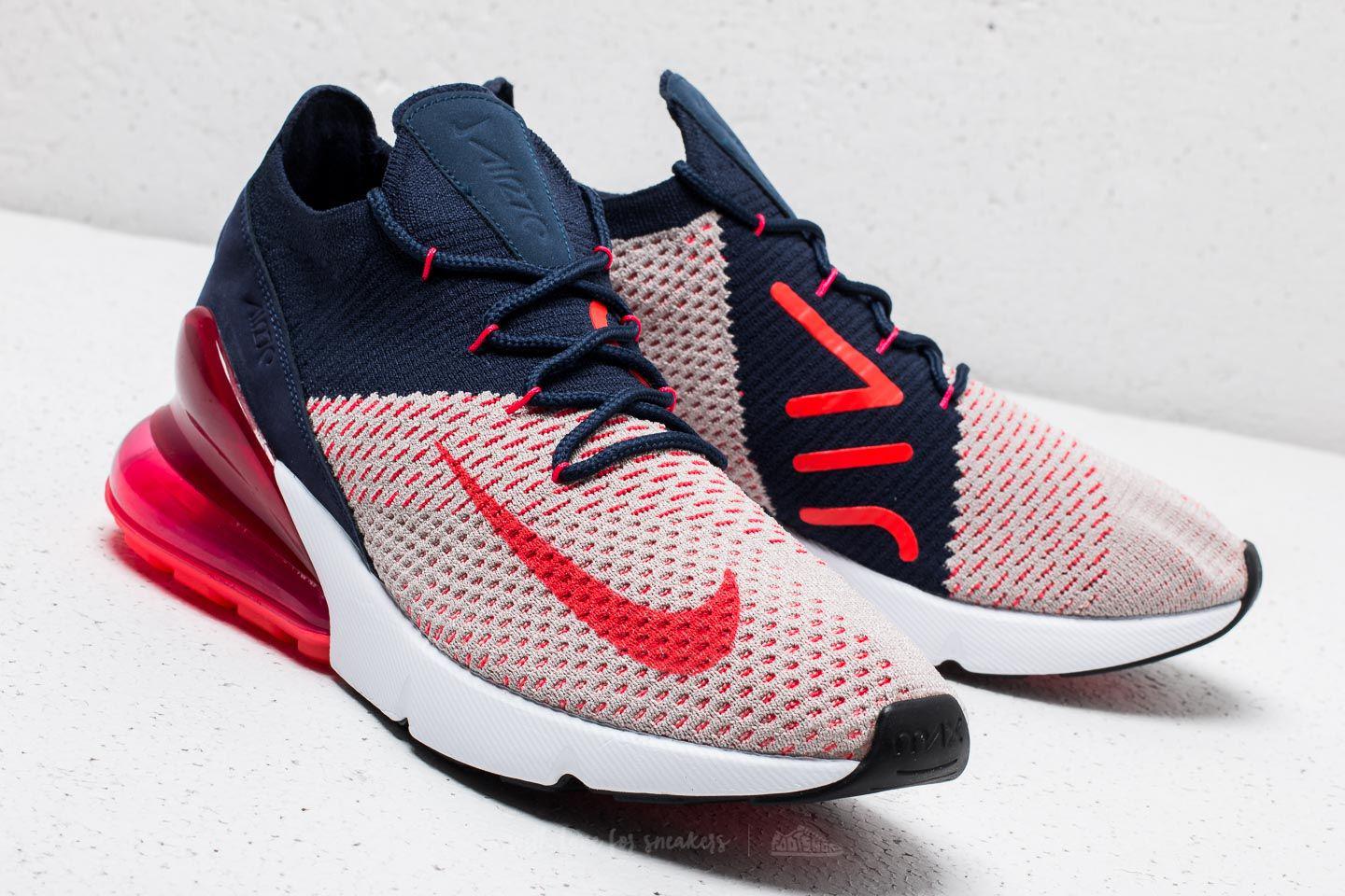 nike air max 270 flyknit womens red