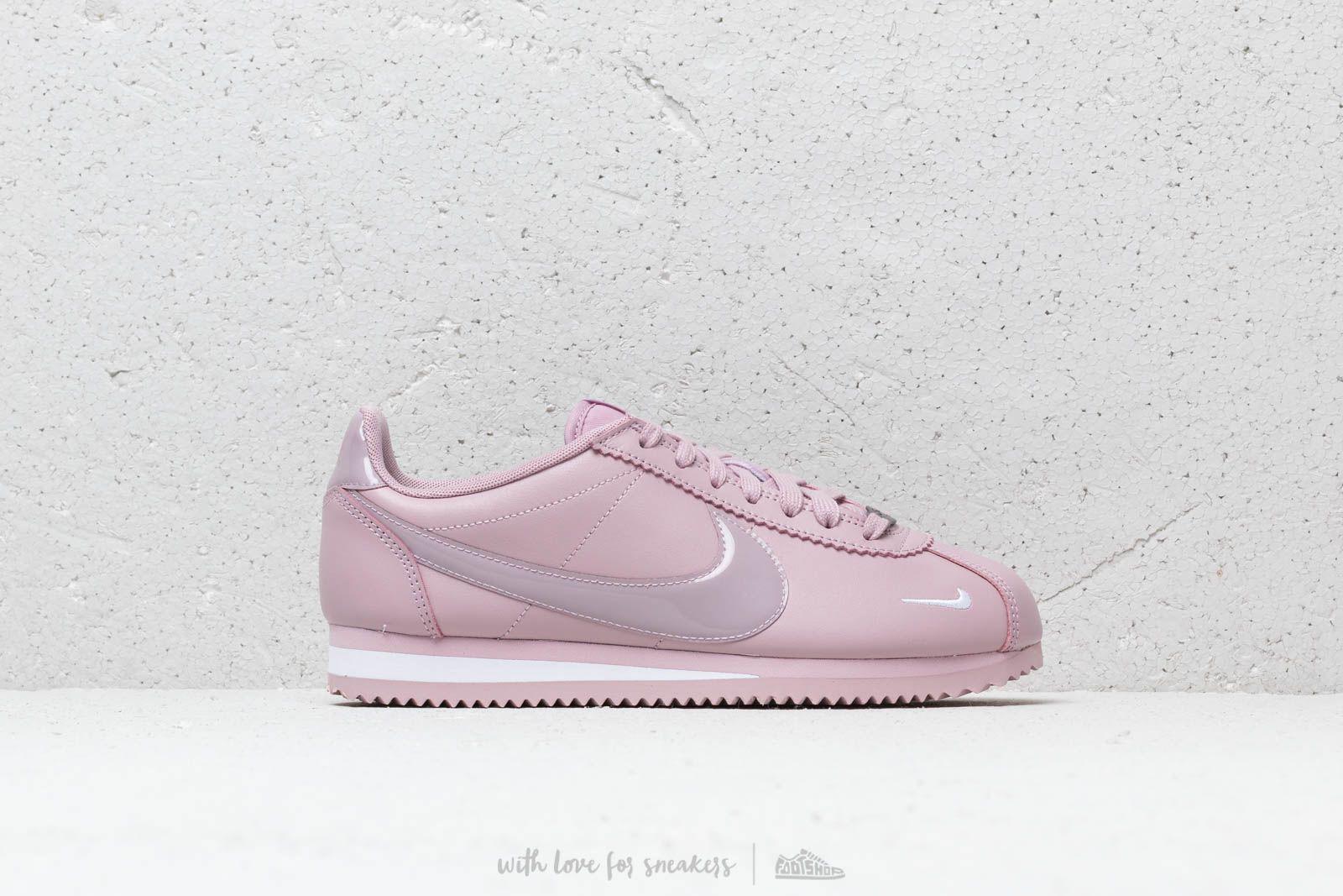 nike cortez plum chalk