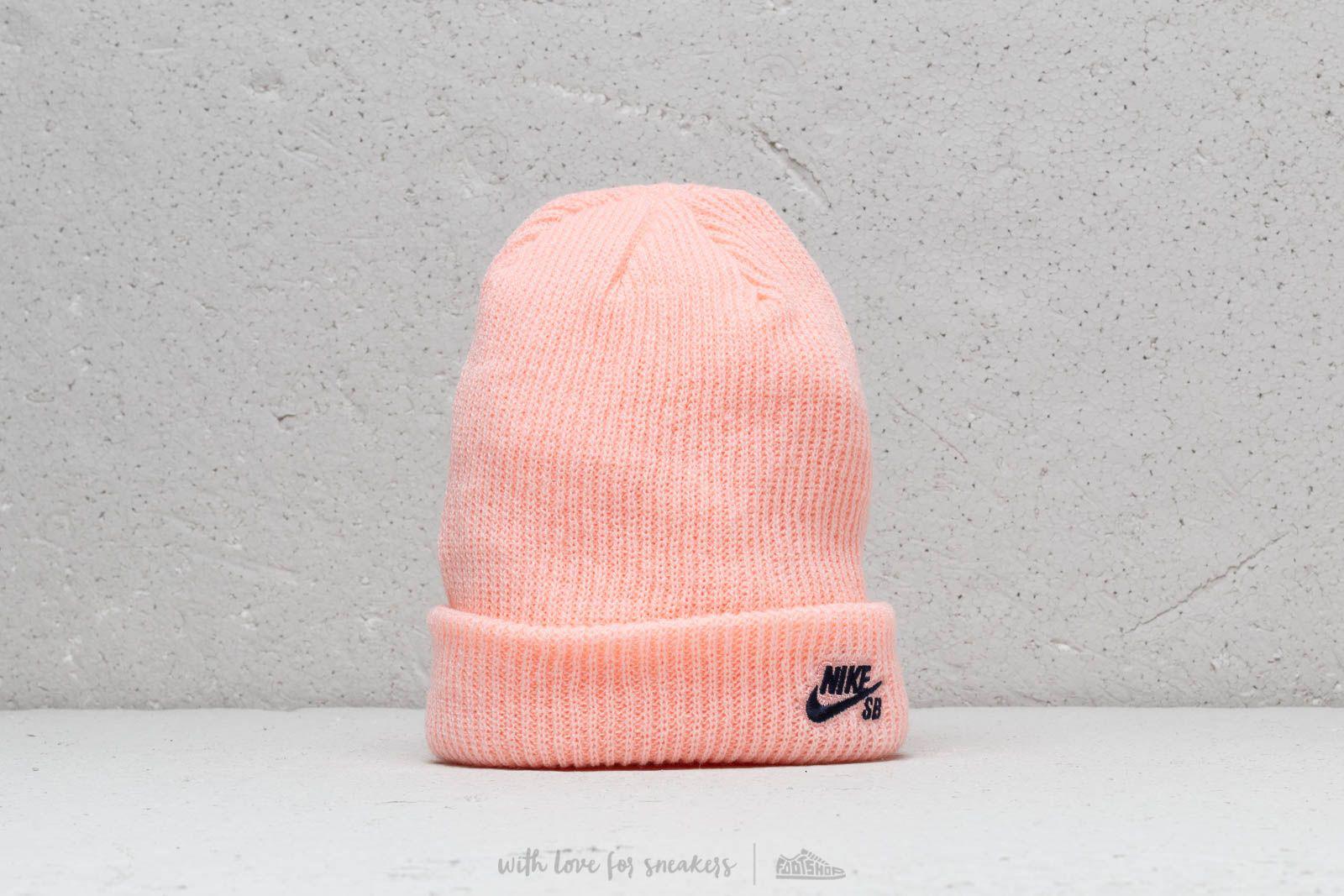 Nike Sb Fisherman Beanie Hat in Pink | Lyst