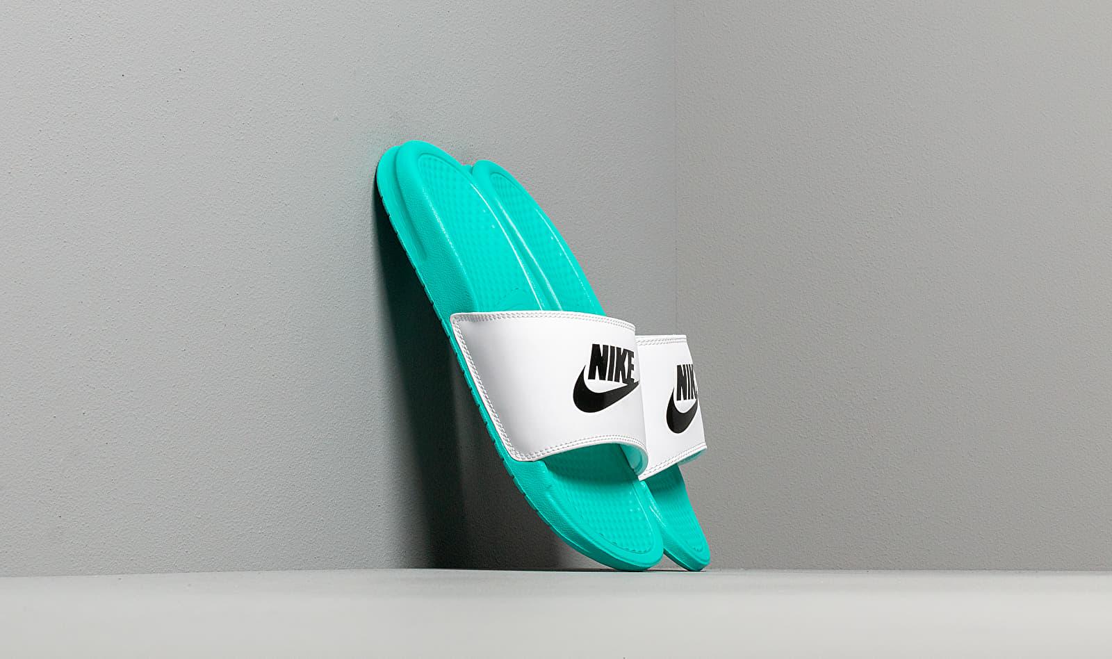 Nike Benassi Jdi Hyper Jade/ Black-white in Blue (Green) for Men | Lyst