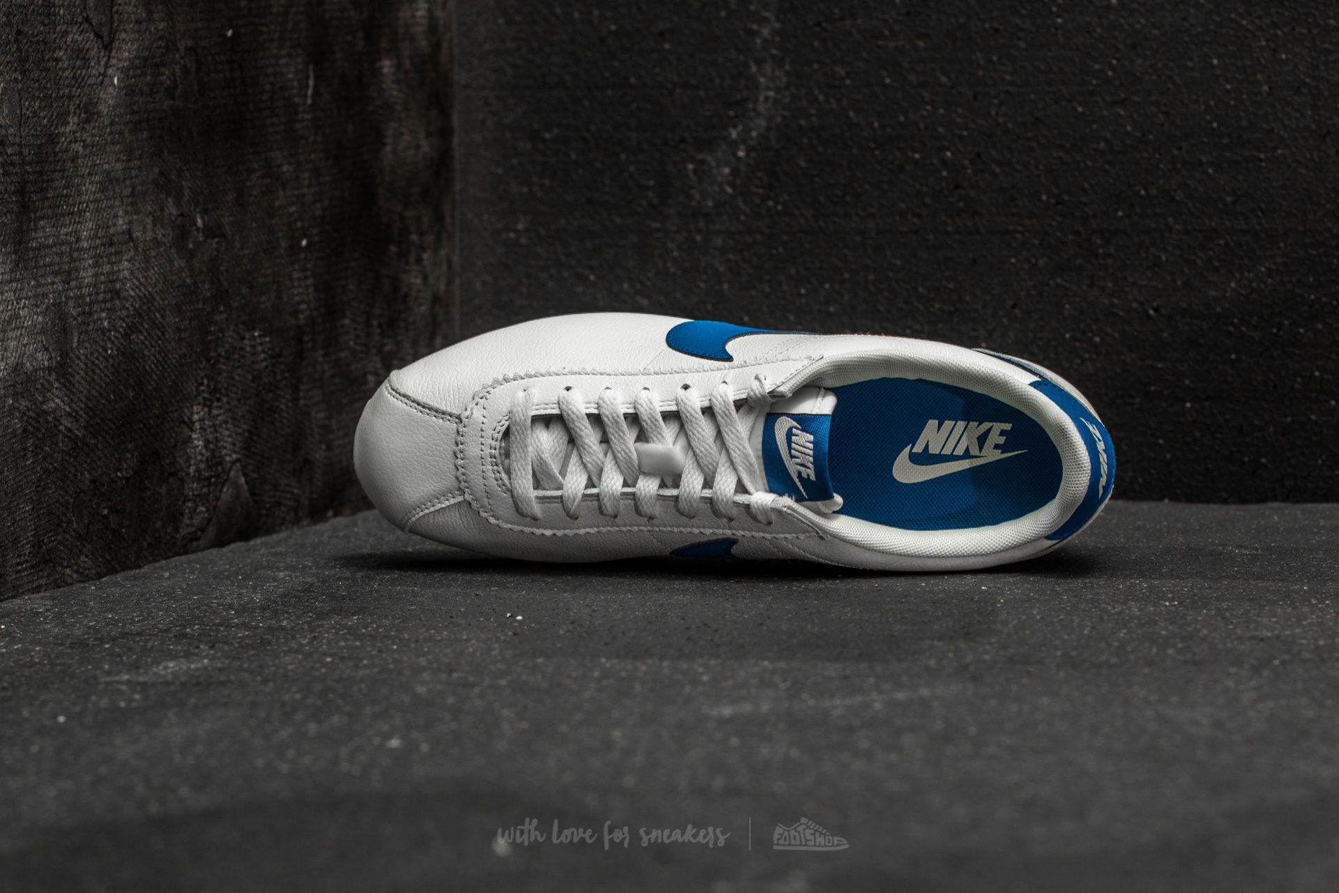 Nike Classic Cortez Leather Se Sail/ Blue Jay for Men | Lyst