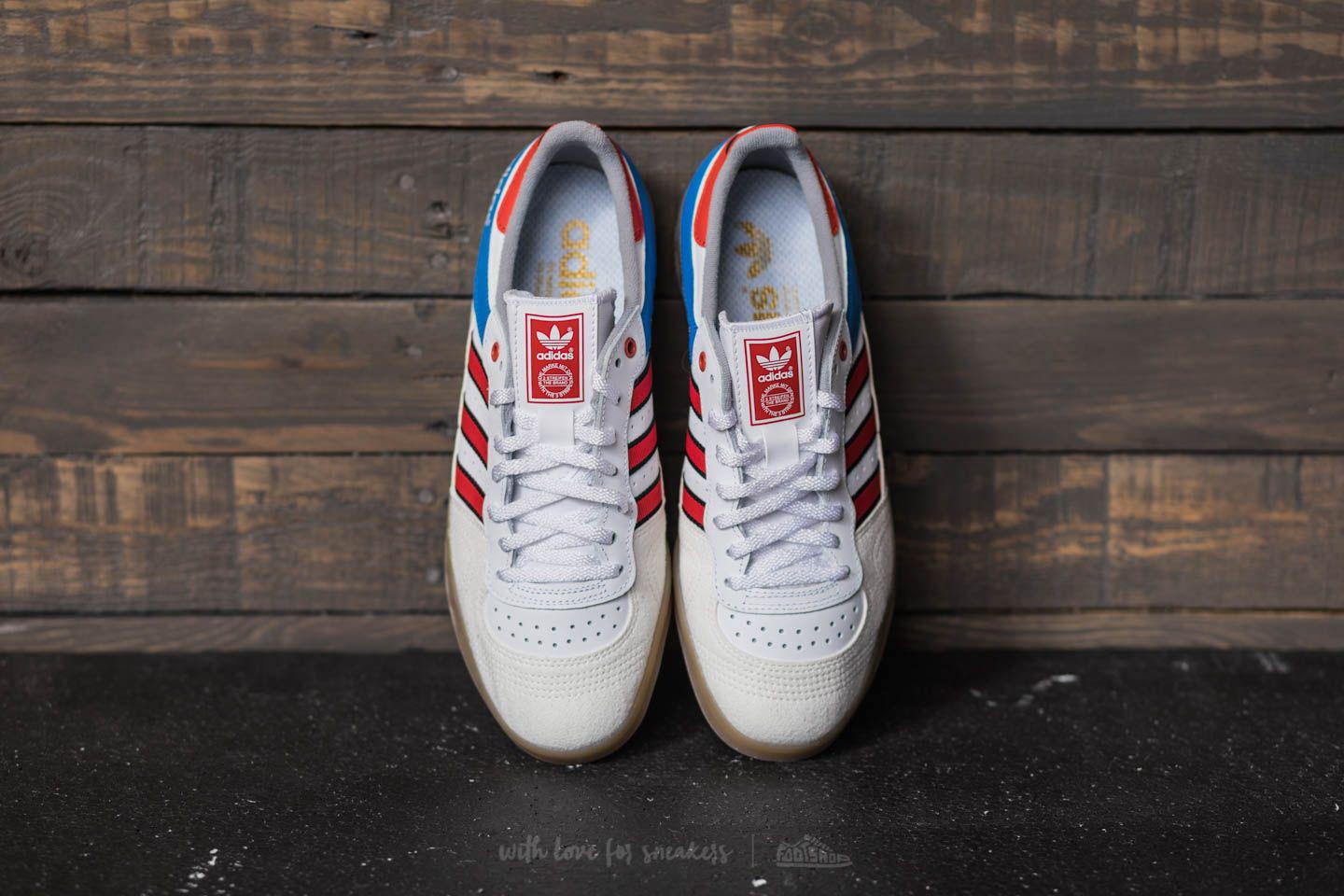 adidas Originals Leather Adidas Handball Top Vintage White/ Trace Red/ Blue  Royal for Men - Lyst