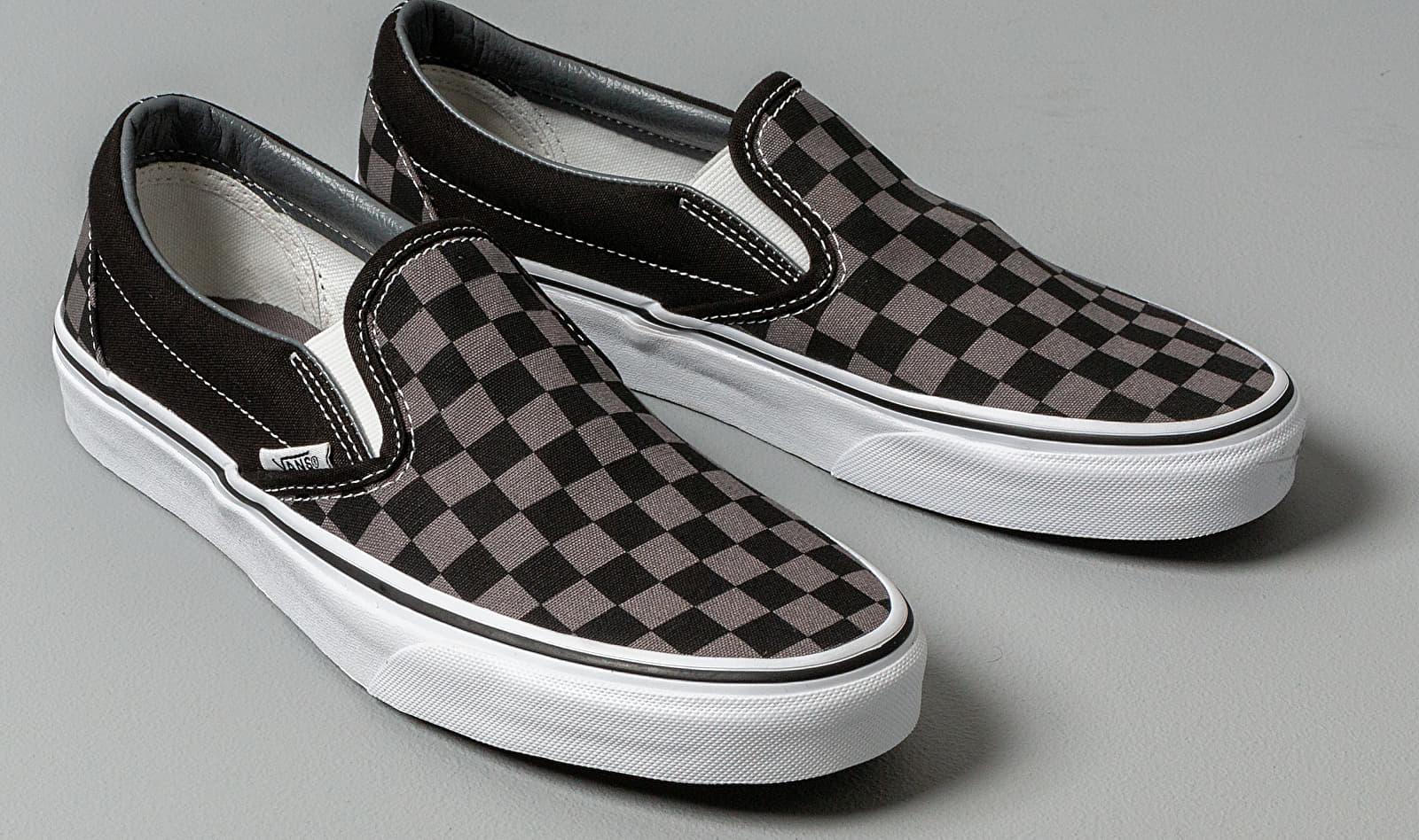 Classic Slip On White S Trainers (11.5 B(m) Us / D(m) Us , Black Pewter Grey Checkerboard) - Lyst
