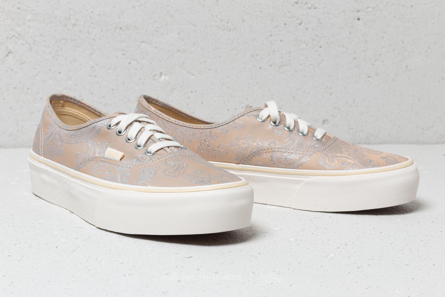 nude platform vans
