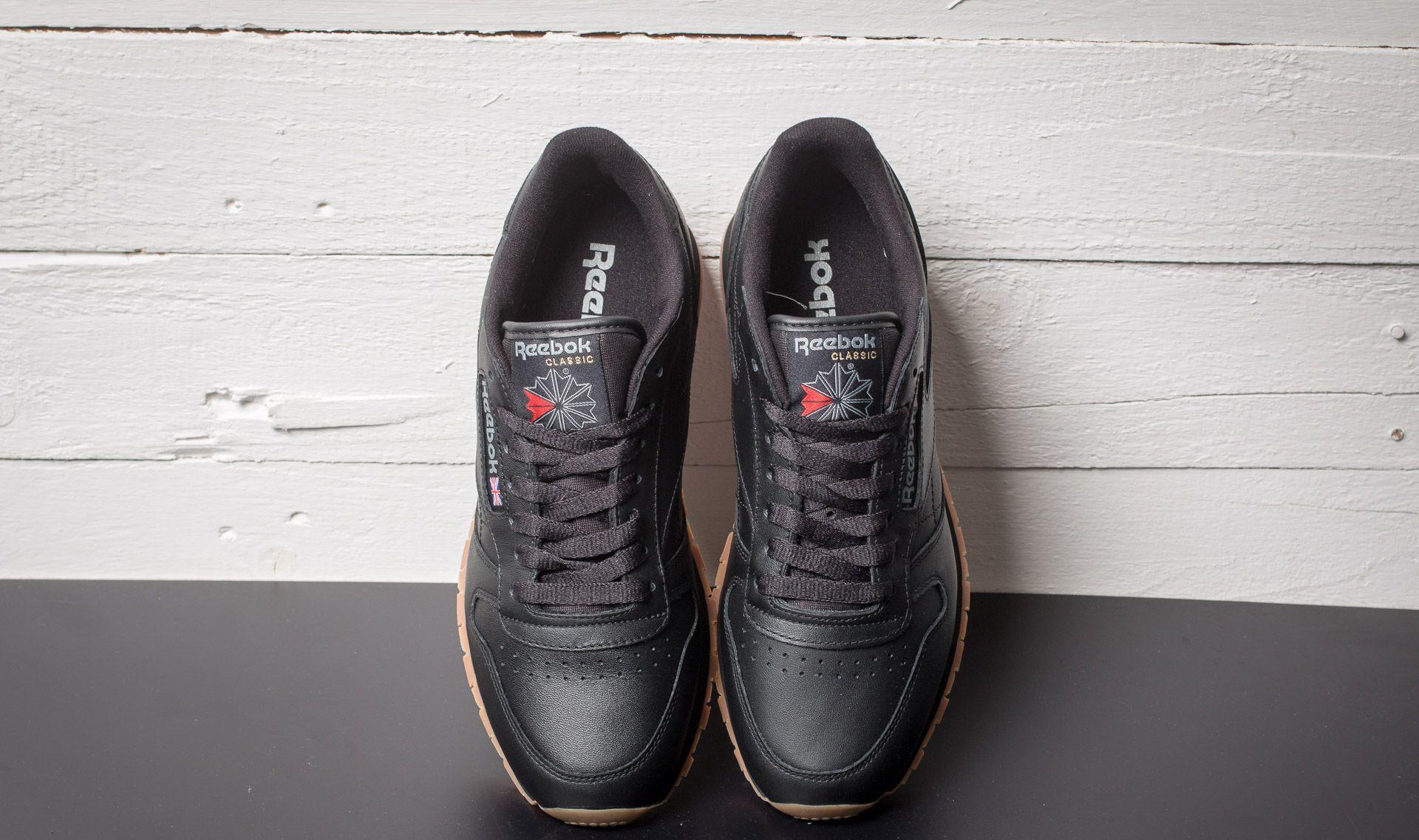 black reebok gum bottom