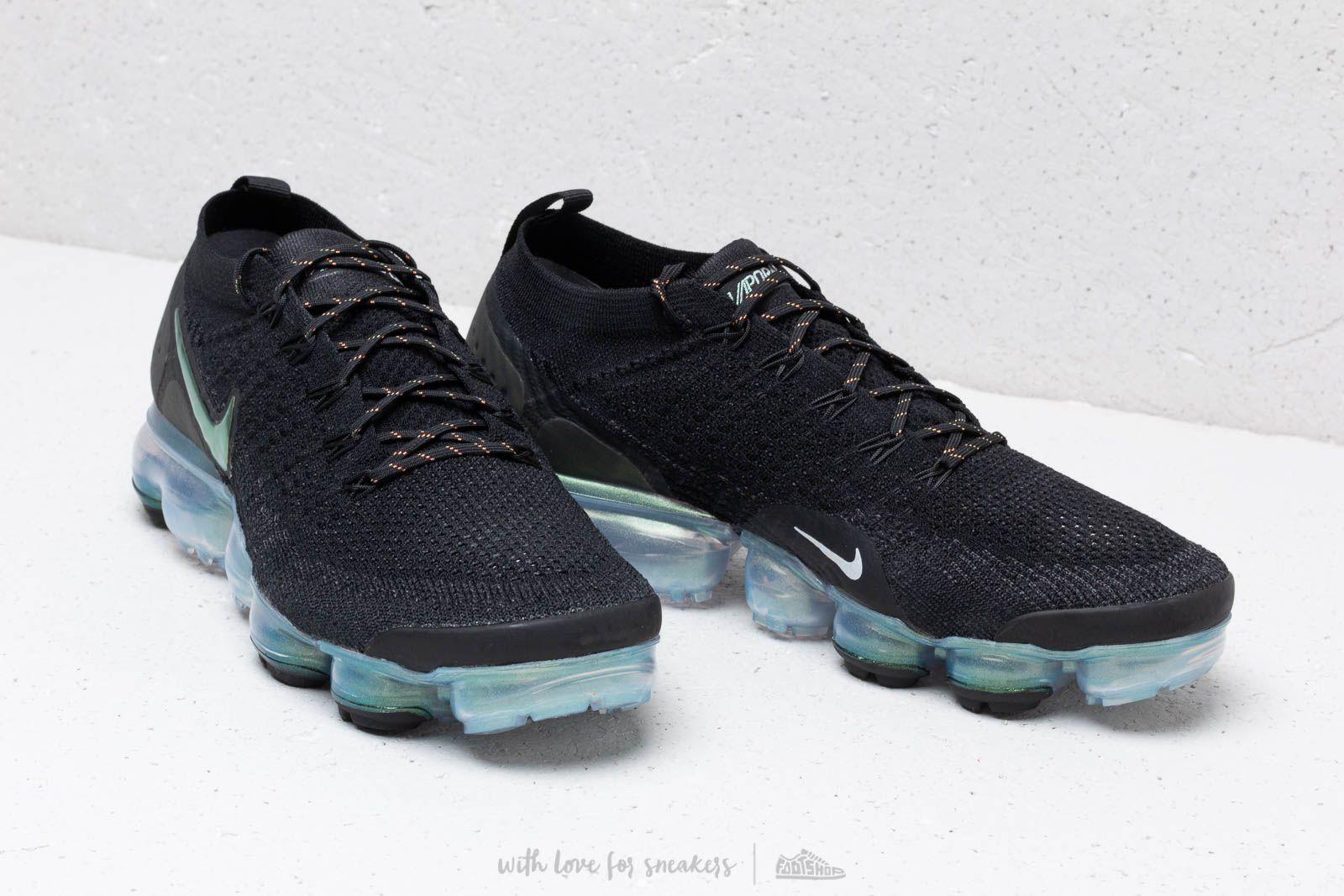 nike air vapormax flyknit 2 black multicolor