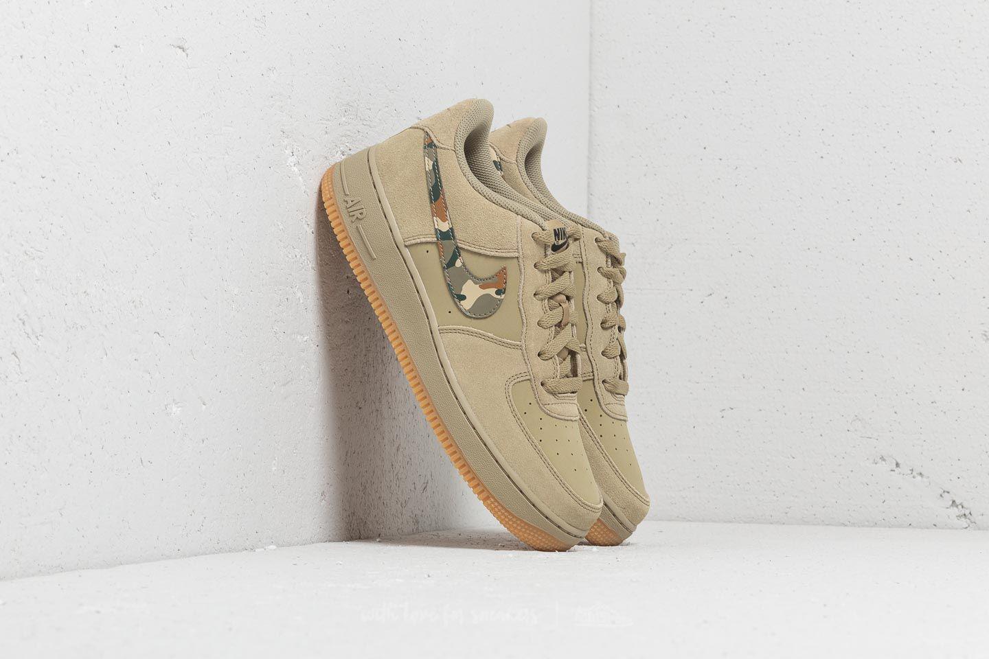 Nike Suede Air Force 1 (gs) Neutral Olive/ Black | Lyst